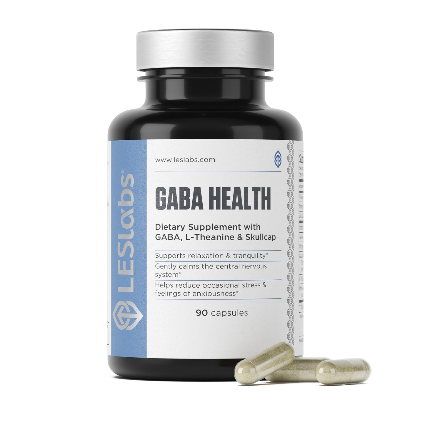 LES Labs GABA Health Supplement Capsule 1 Count