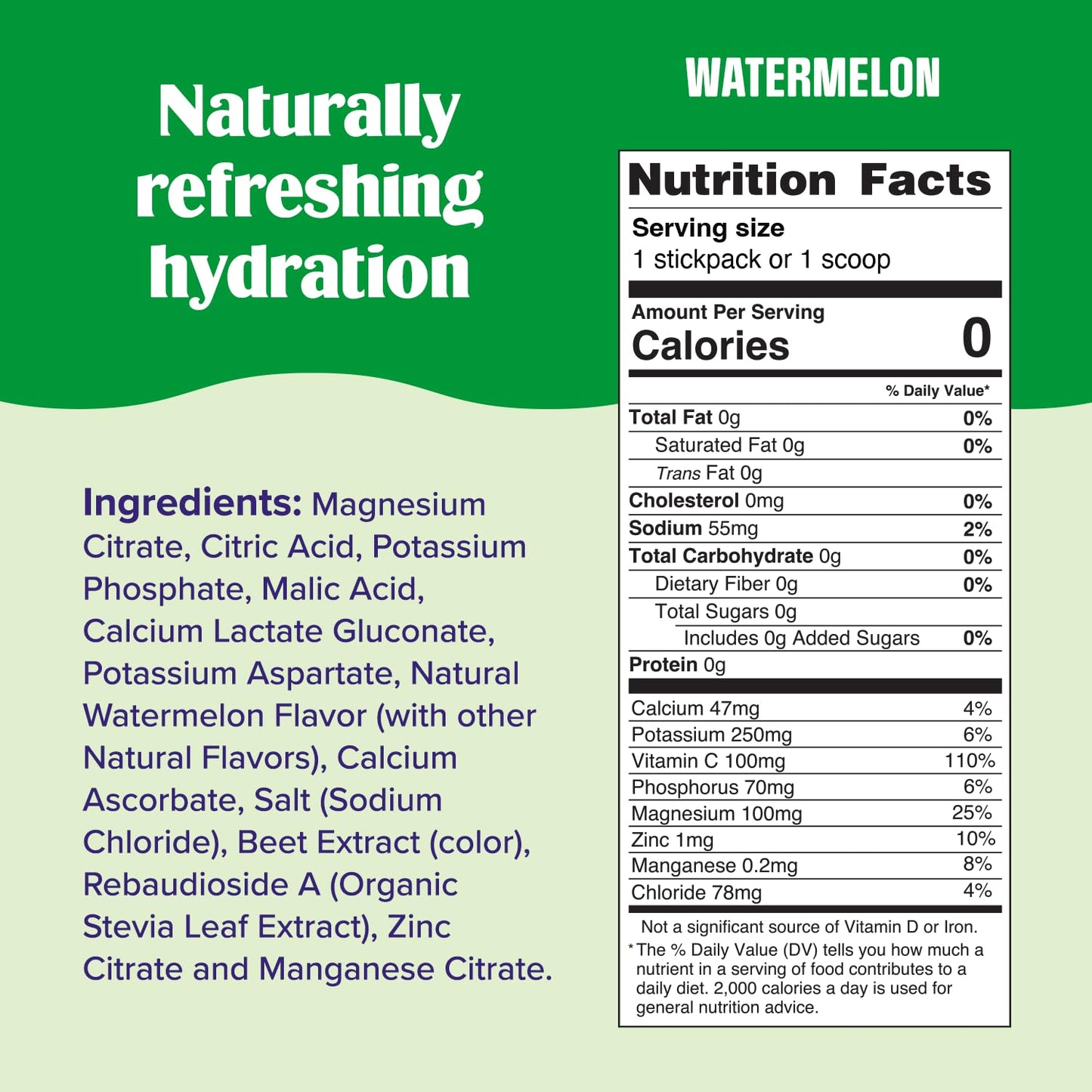 Ultima Replenisher Watermelon Electrolytes Powder, 30 Servings