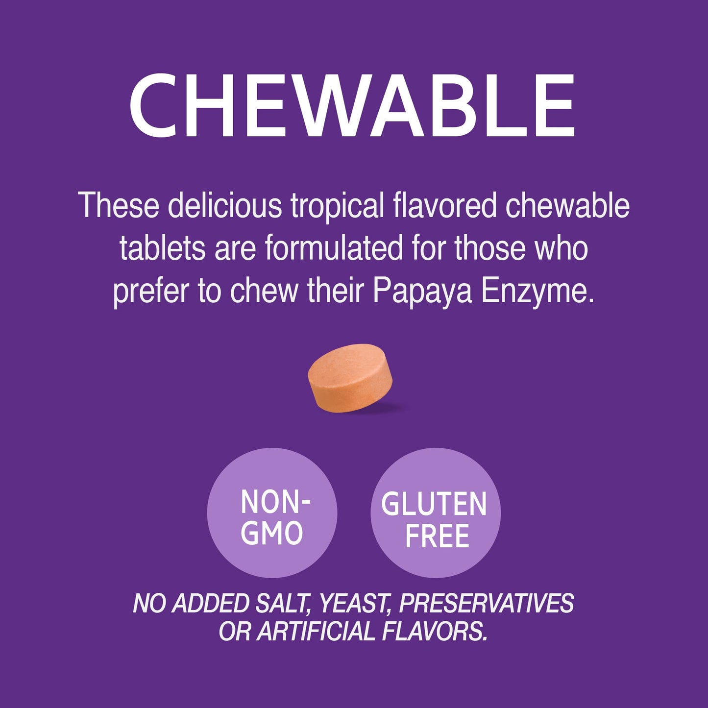 Vitafusion Fiber Well Sugar Free Fiber and 21st Century Papaya Enzyme Chewable Tablets Tropical, 190 Count