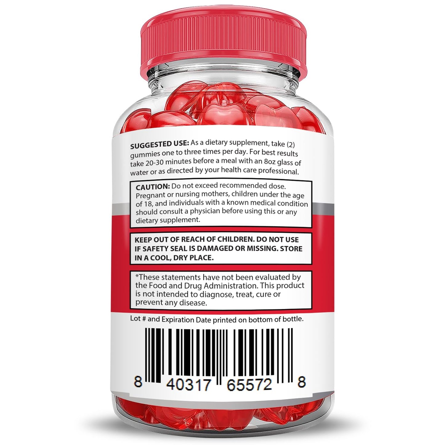 Justified Laboratories Keto Rush Keto ACV Gummies 300 Count