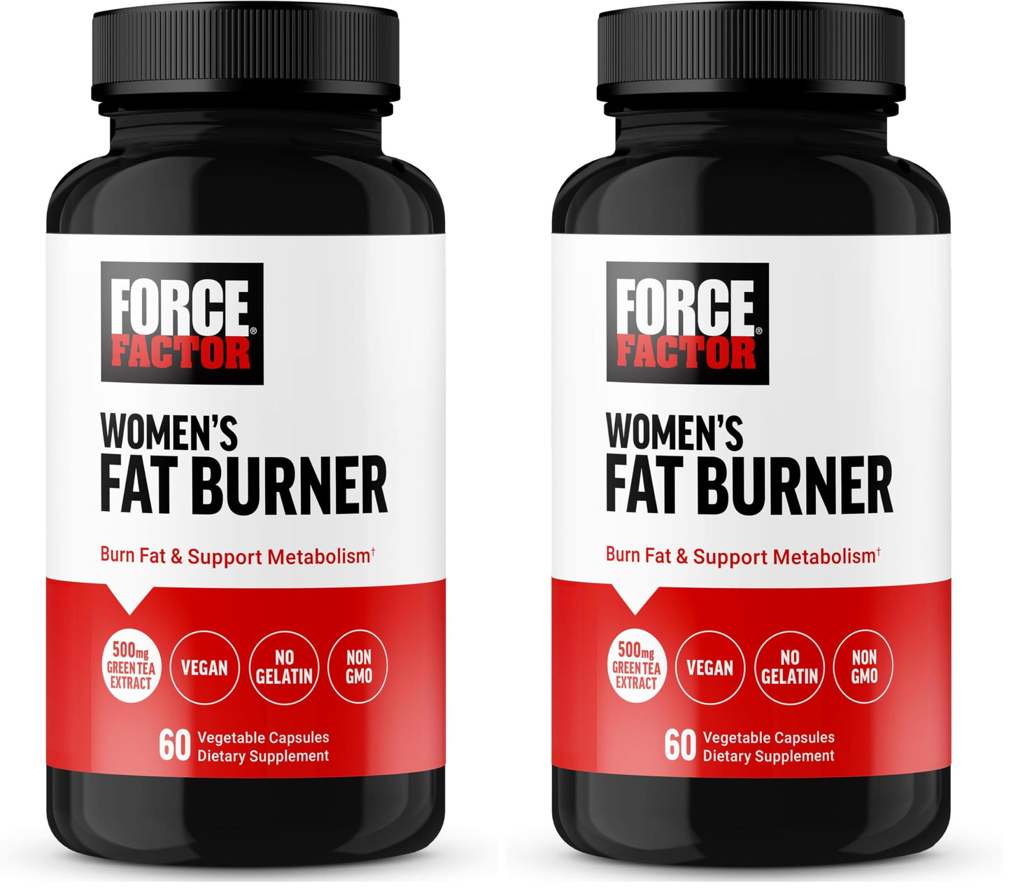Force Factor Women’s Fat Burner, Metabolism Booster, and Weight-Loss Supplement Capsule 120