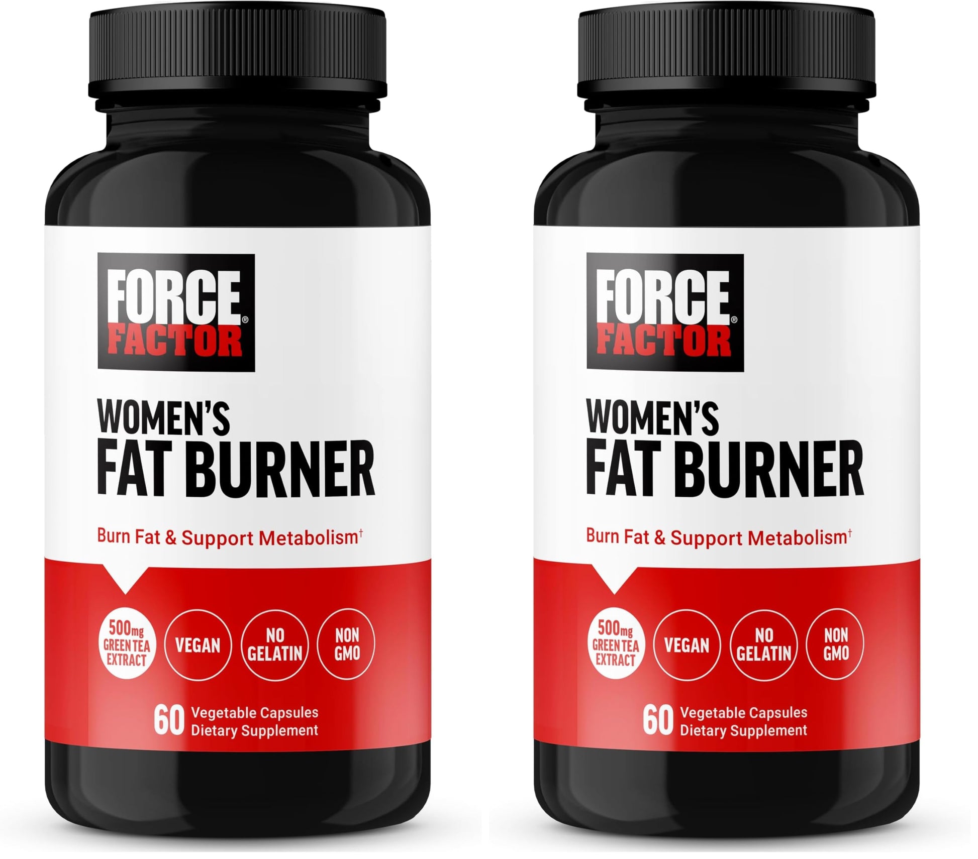 Force Factor Women’s Fat Burner, Metabolism Booster, and Weight-Loss Supplement Capsule 120