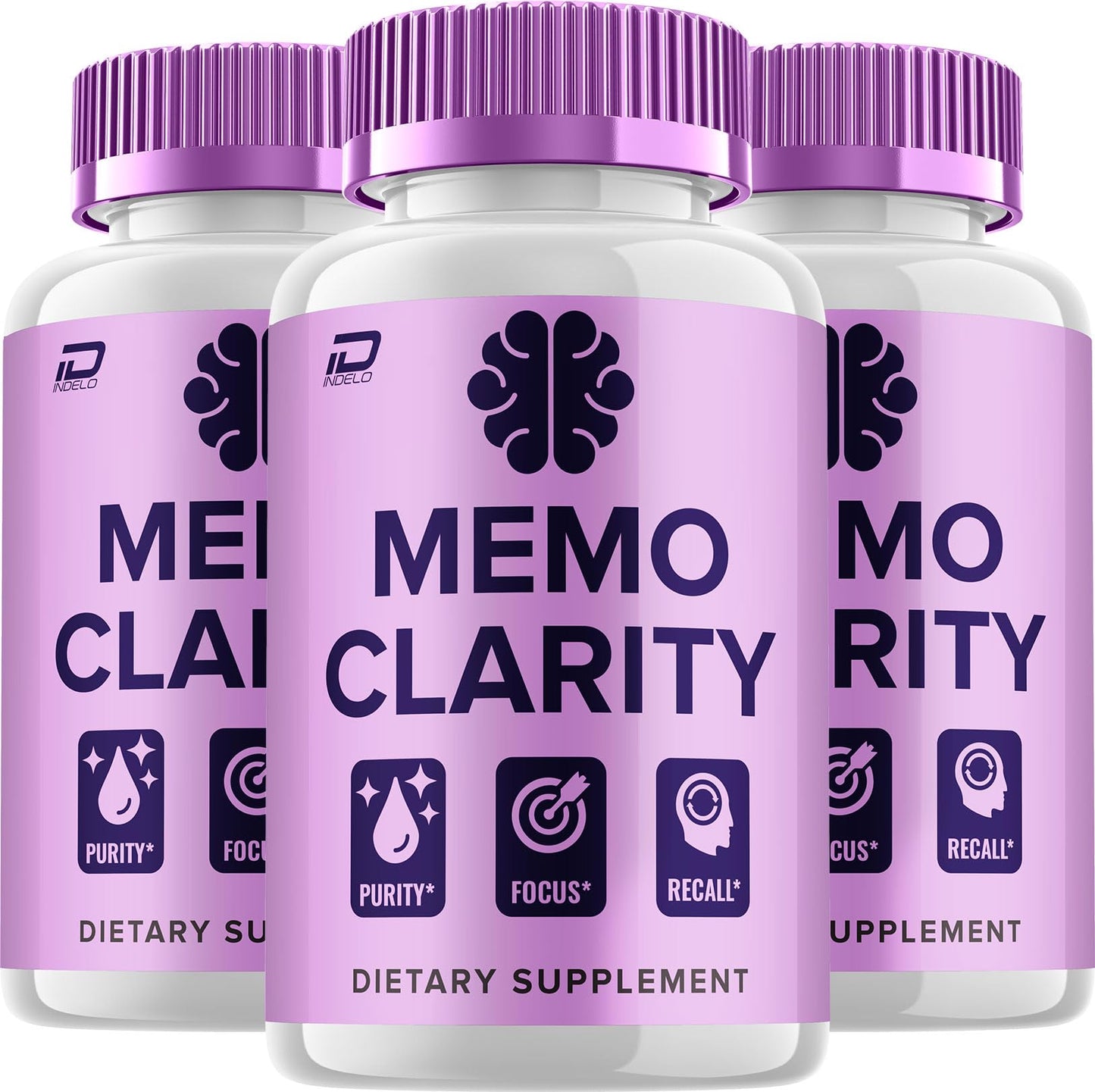 Indelo Memo Clarity Supplement Capsules, 180 Capsules
