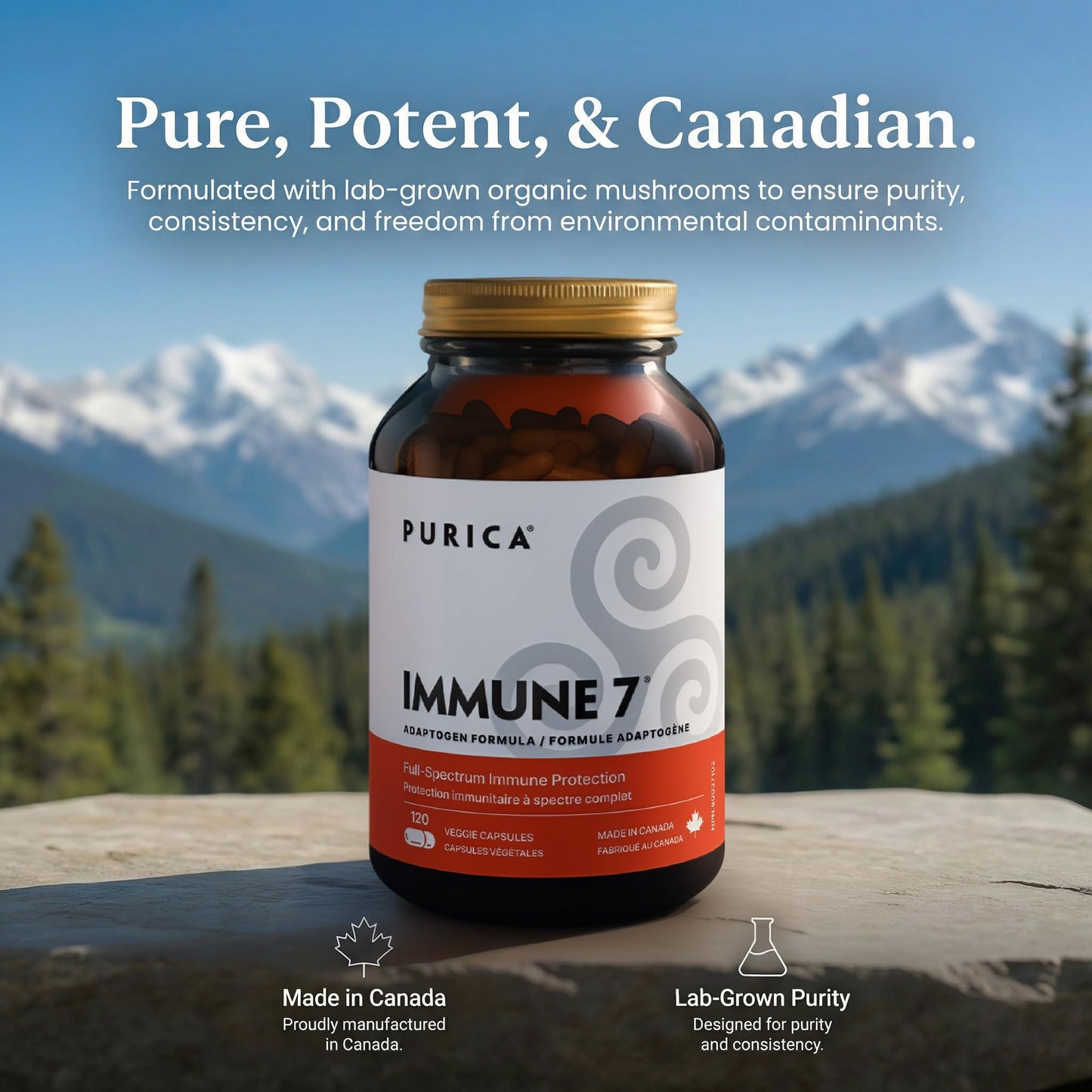 PURICA Immune 7 Complex Capsules 120-Count