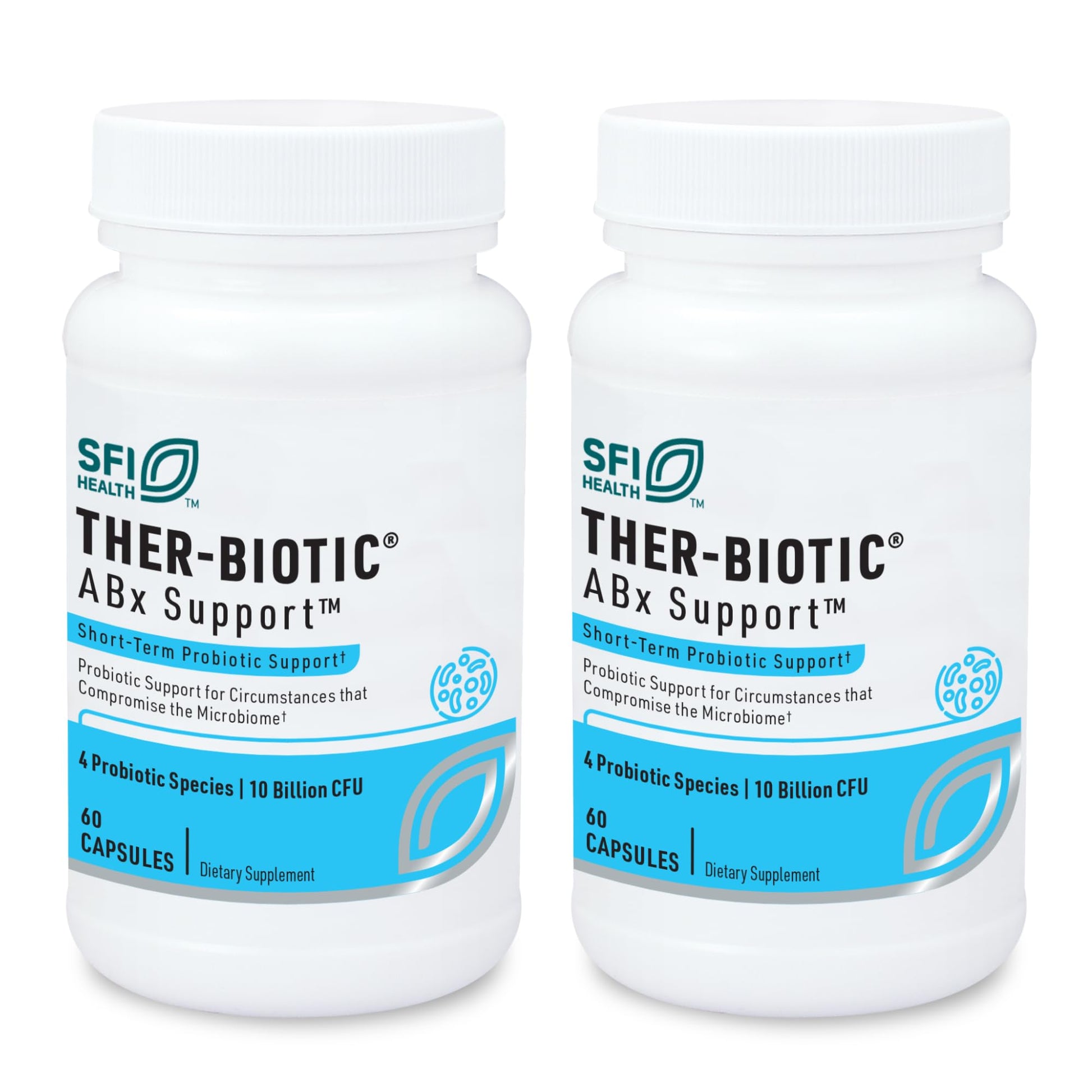 SFI Health ABX Support Probiotic Capsules 120 Count