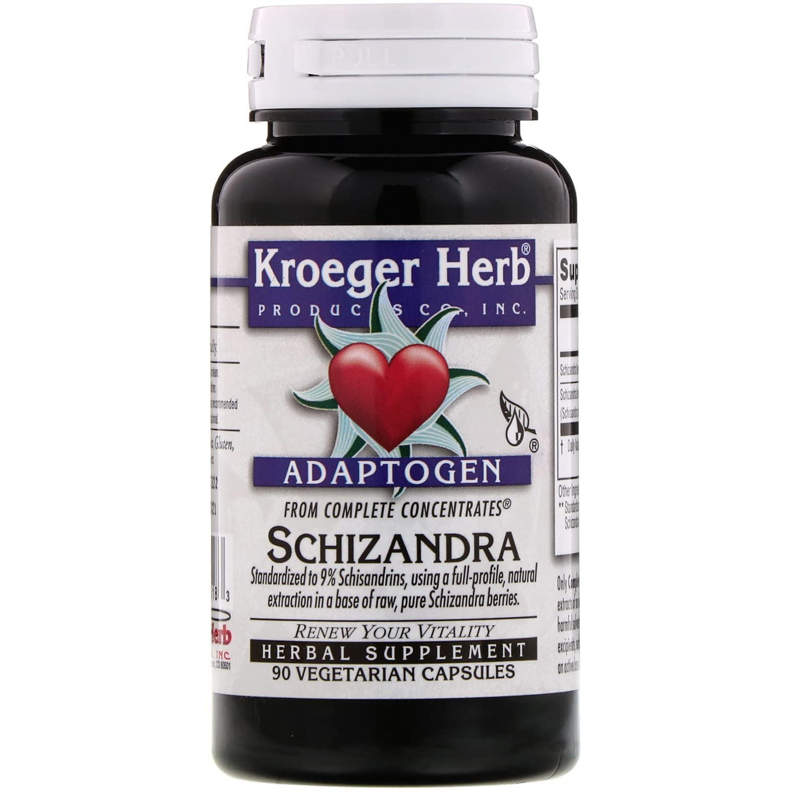 Kroeger Herb Products Schizandra Capsules 1 Count