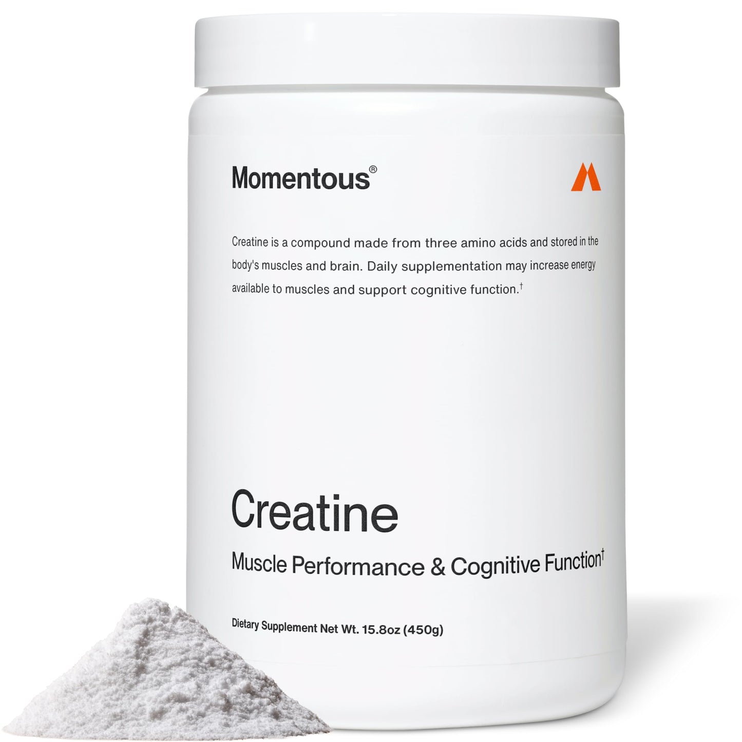 Momentous Creatine Monohydrate Powder, 90 Servings