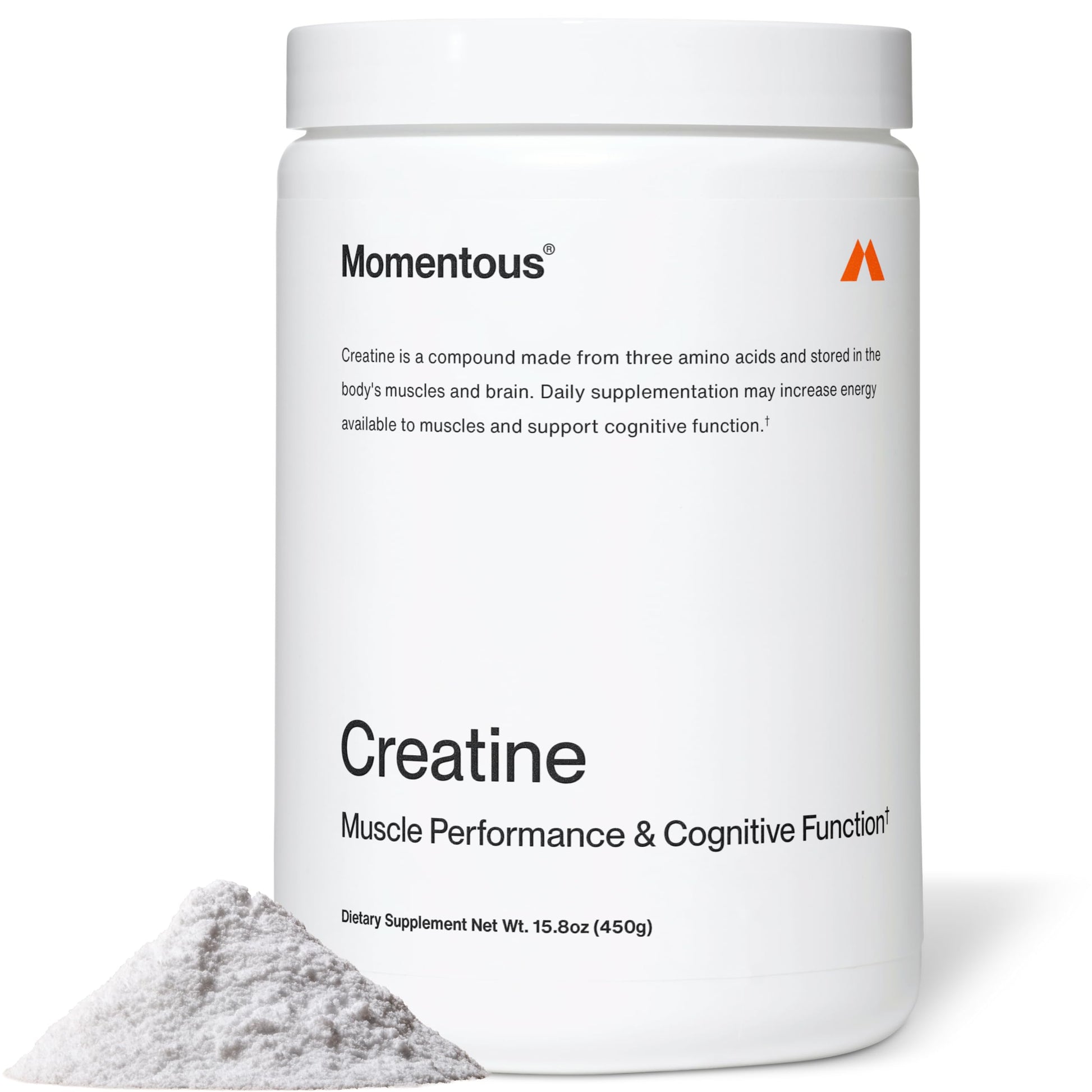 Momentous Creatine Monohydrate Powder, 90 Servings