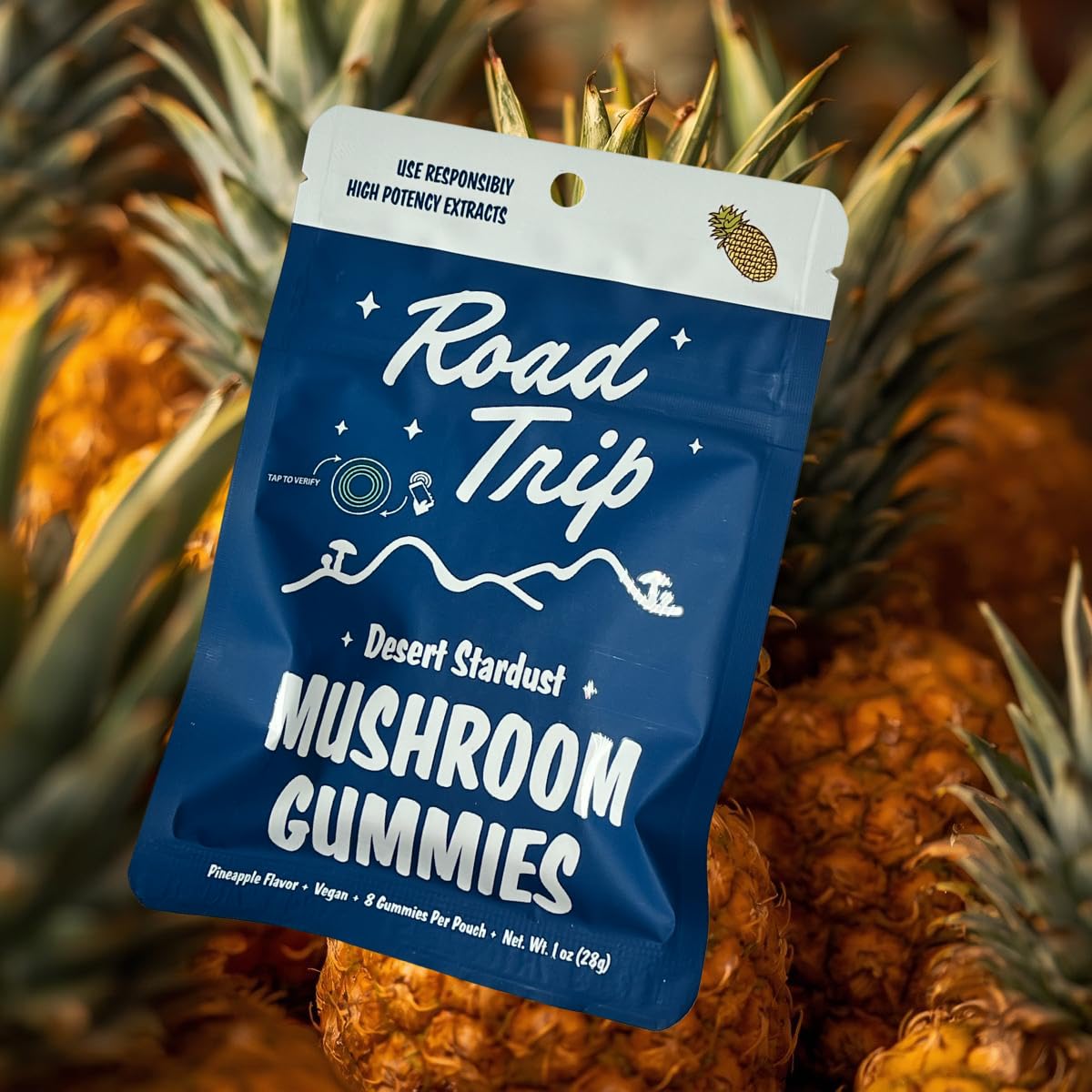 Generic Desert Stardust Mushroom Extract Gummies, Nootropic Blend, 4-Pack