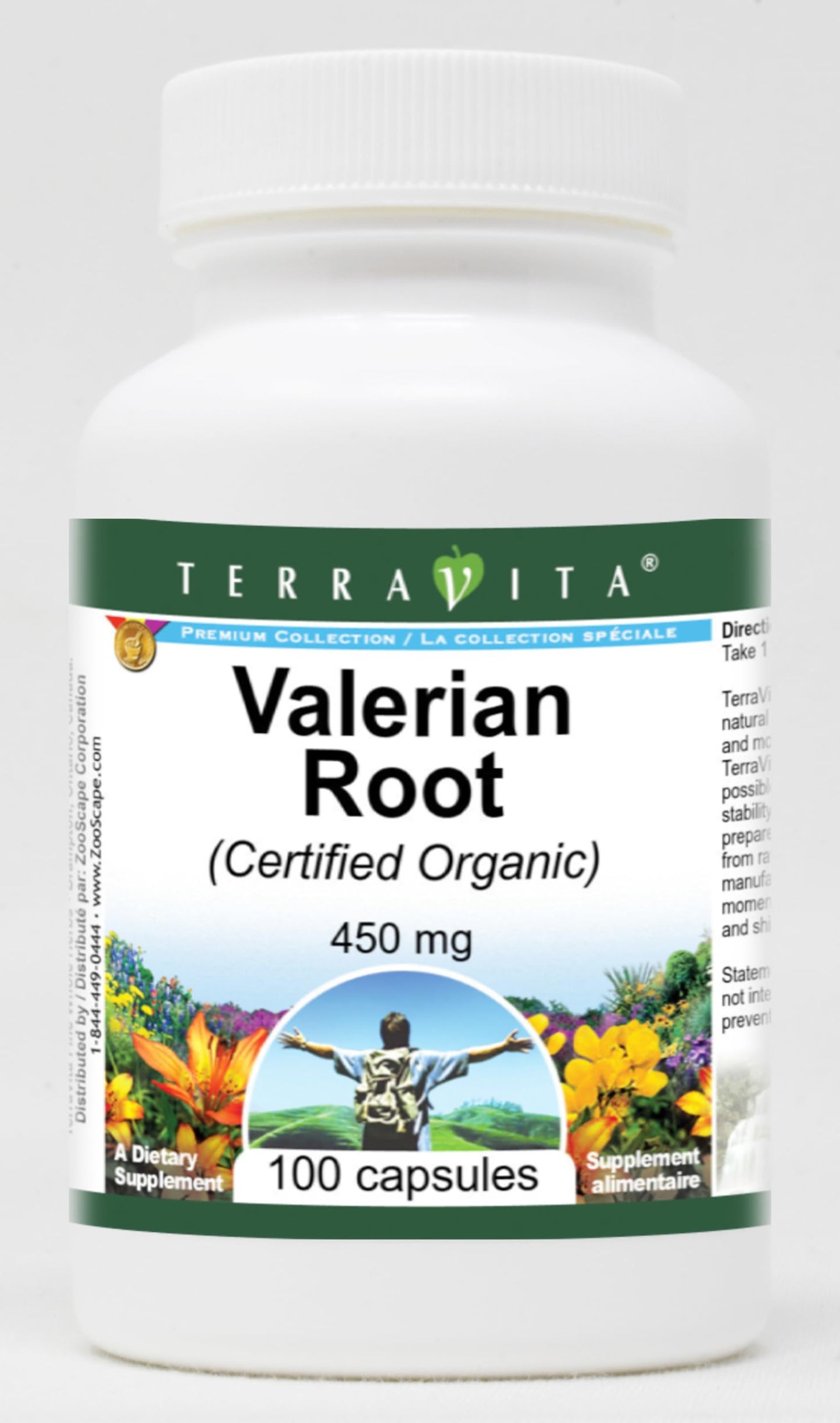 Terravita Valerian Root Capsules 300 Count