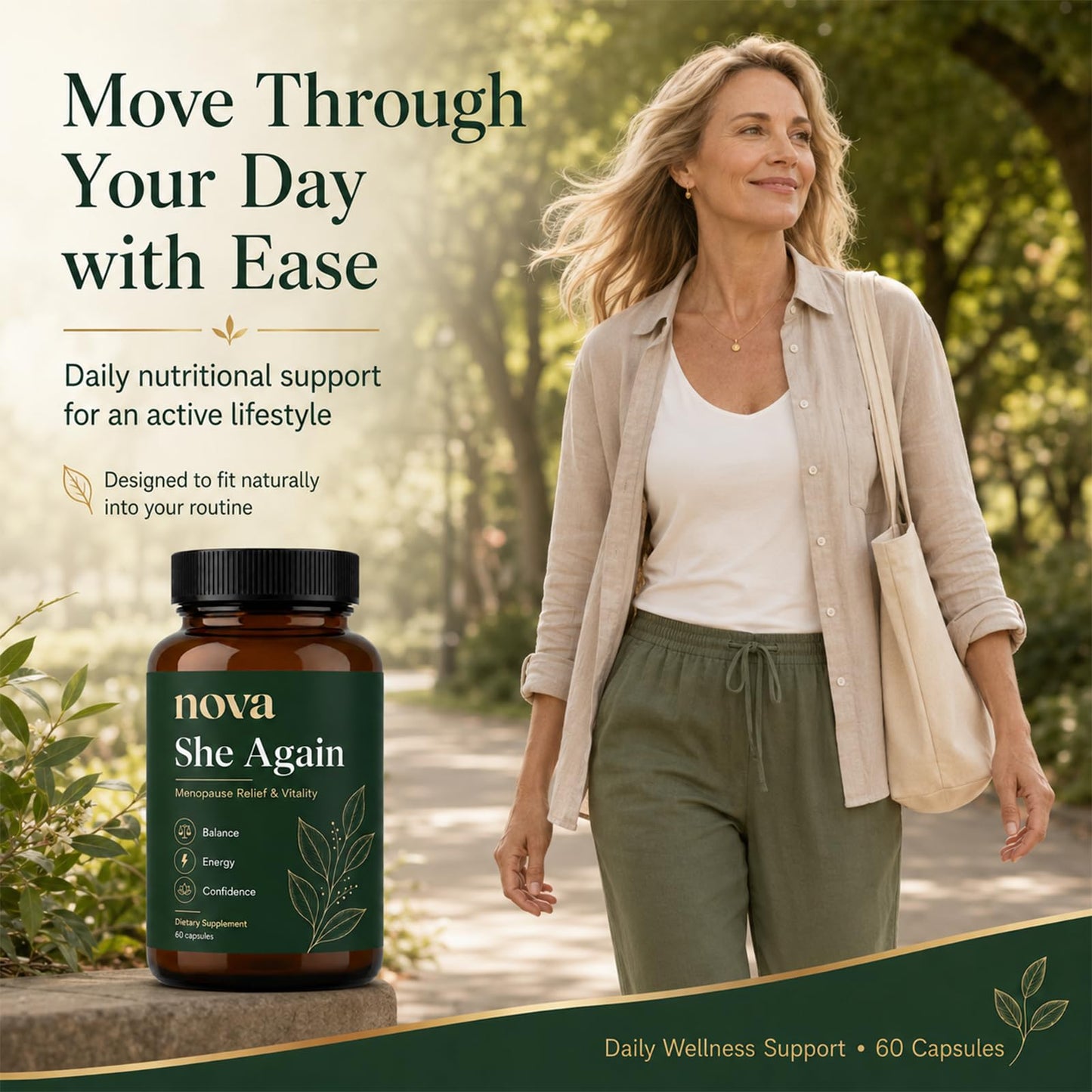 REN essentials Nova She Again Supplement Capsule 60 Count