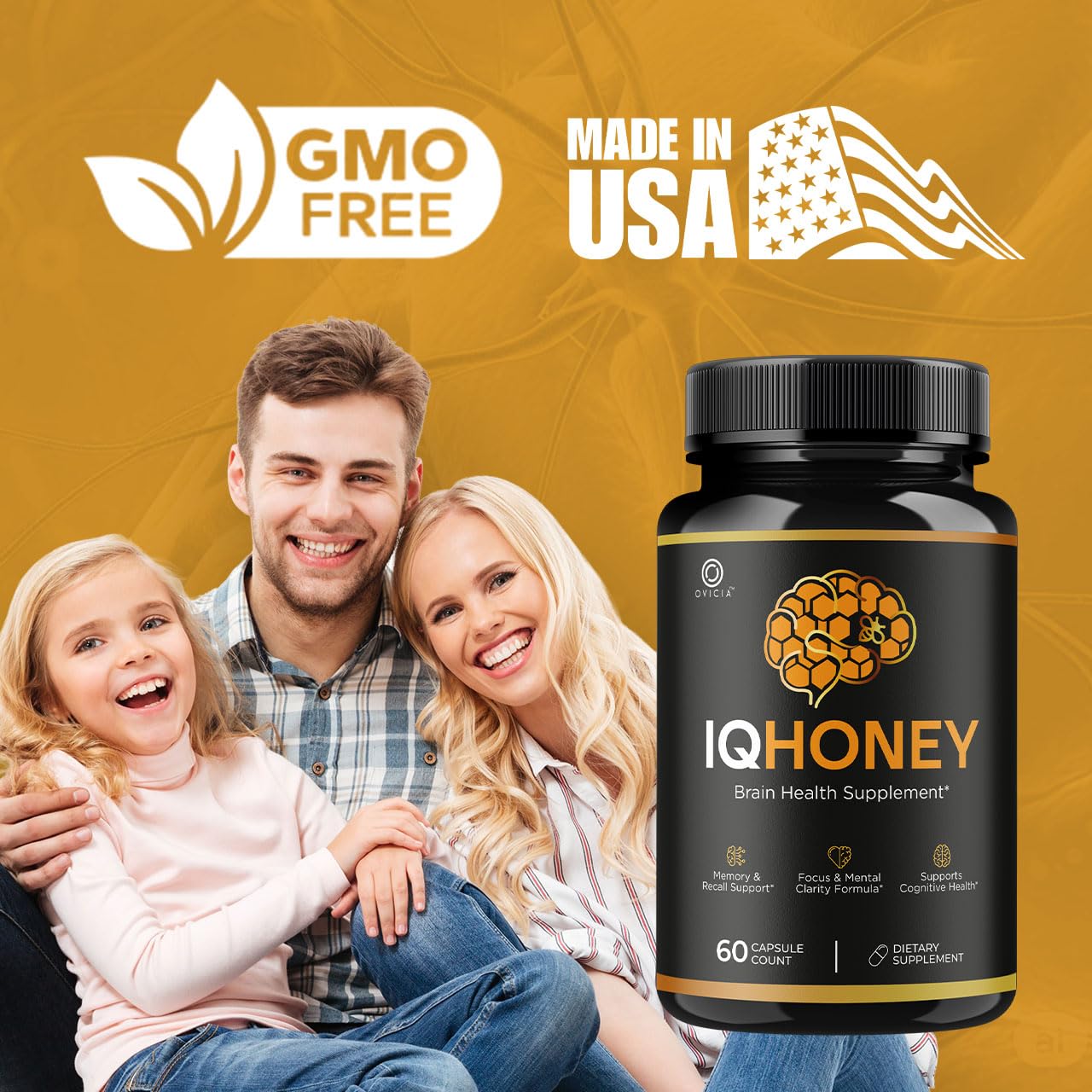 OVICIA IQHoney Capsules Capsule, 60 Count