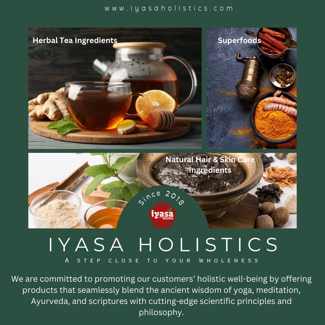 Iyasa Holistics Haritaki Organic Powder 8 Ounce