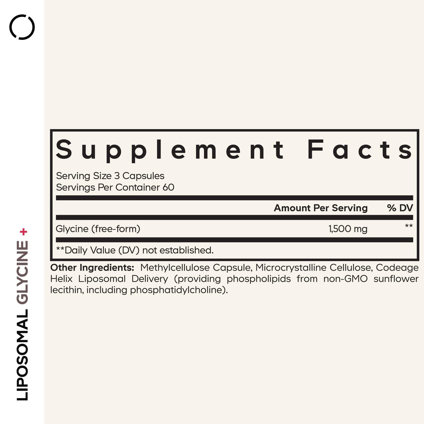 Codeage Liposomal Glycine+ 180 Capsules
