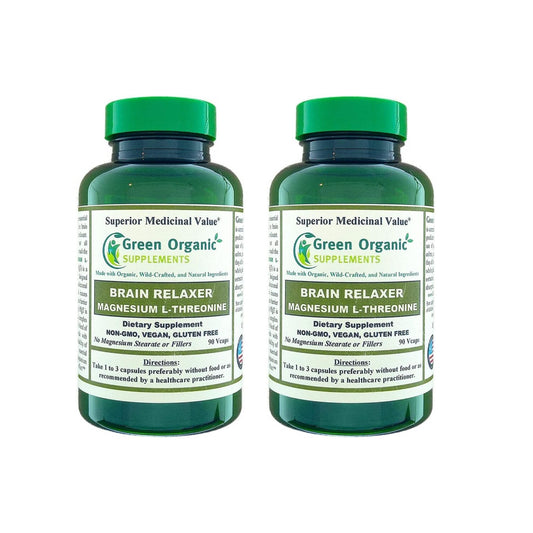 Green Organic Supplements Magnesium L-Threonine Capsules 180
