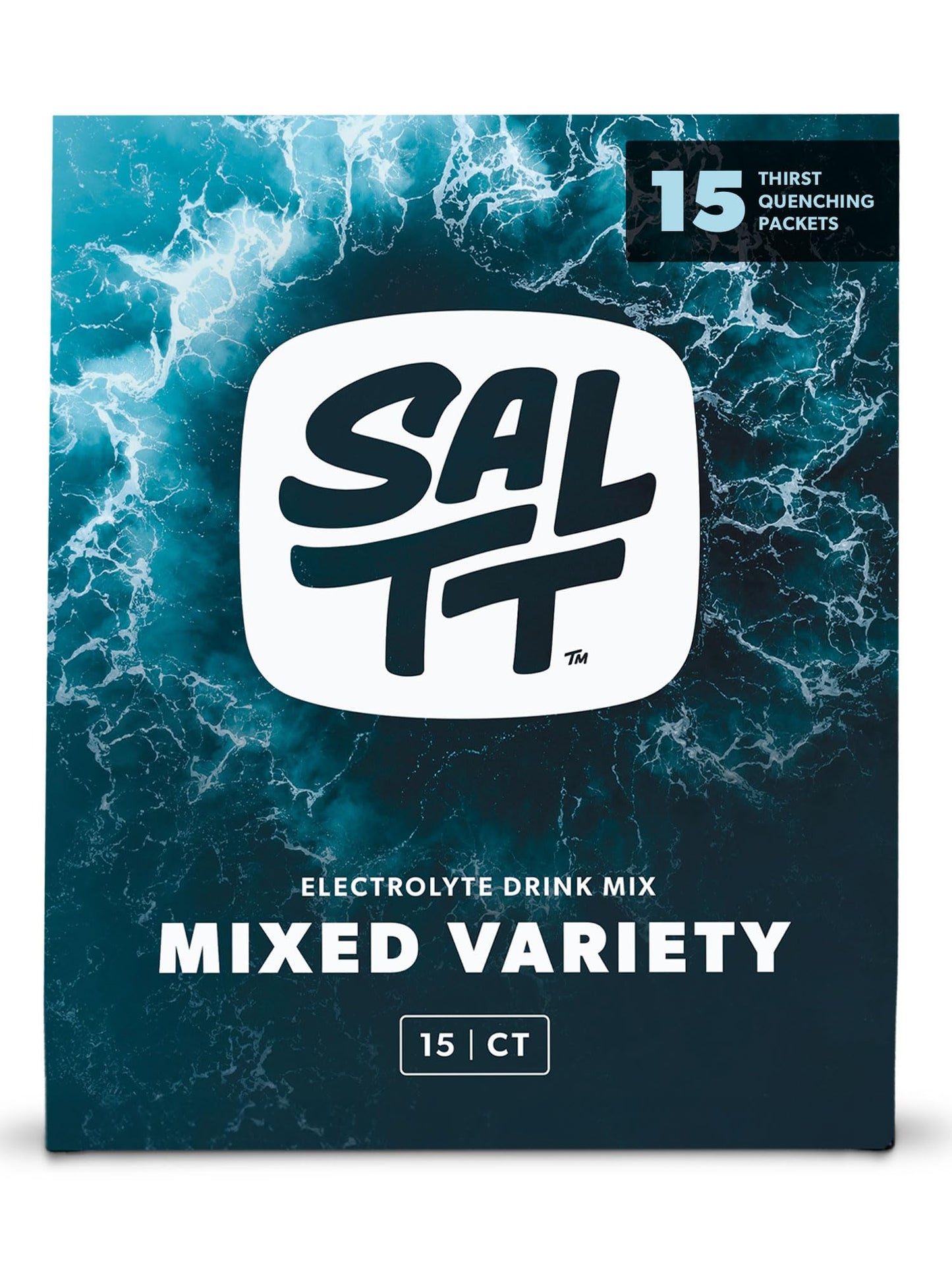 Keto Chow SALTT Electrolyte Packets - All Things Mixed Variety Zero Sugar Powder Pack of 15