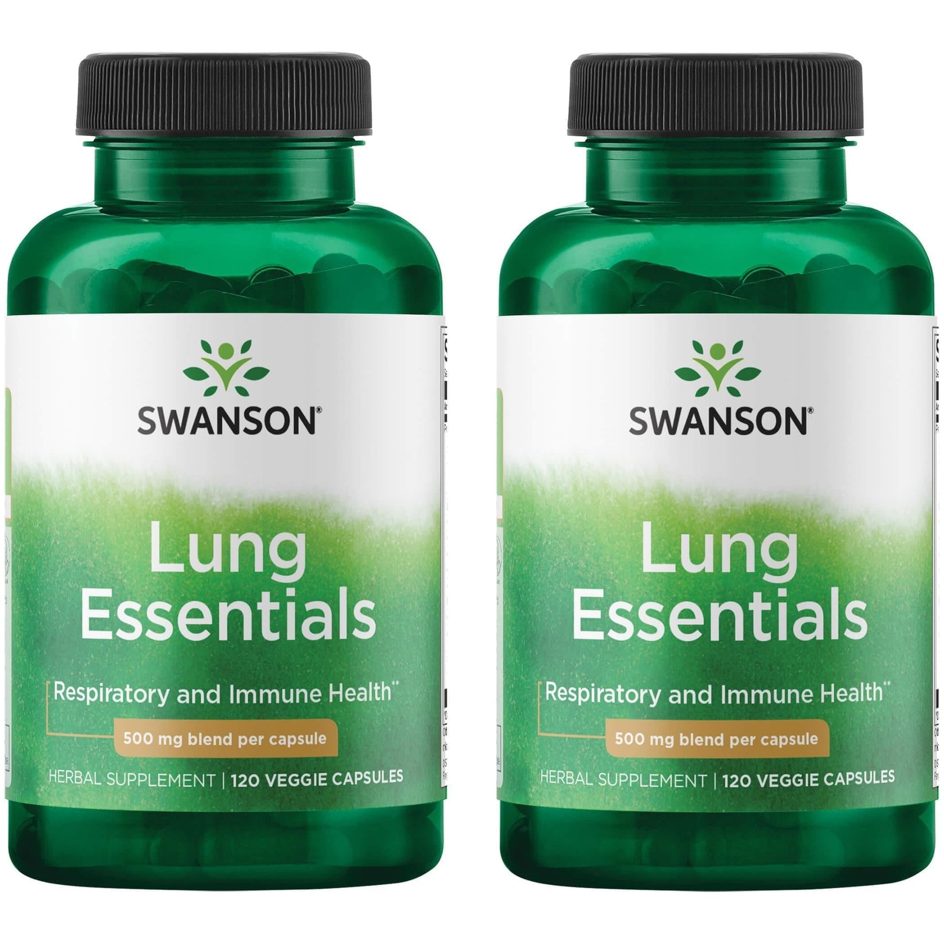 Swanson Lung Essentials 500 mg 120 Capsules