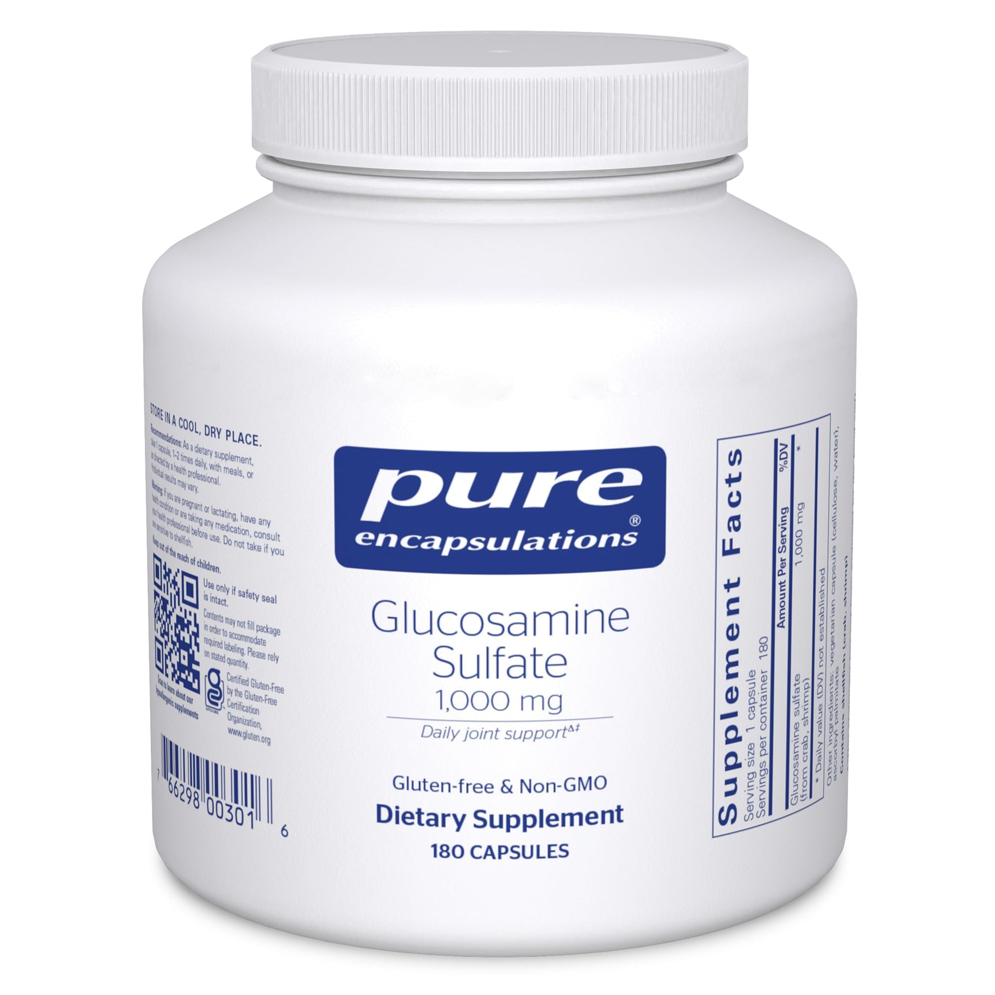Pure Encapsulations Glucosamine Sulfate 1,000 mg 180 Capsules