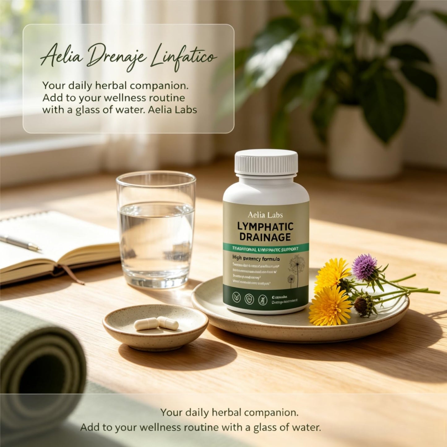 Aelia Labs Drenaje Linfatico 60 Capsules