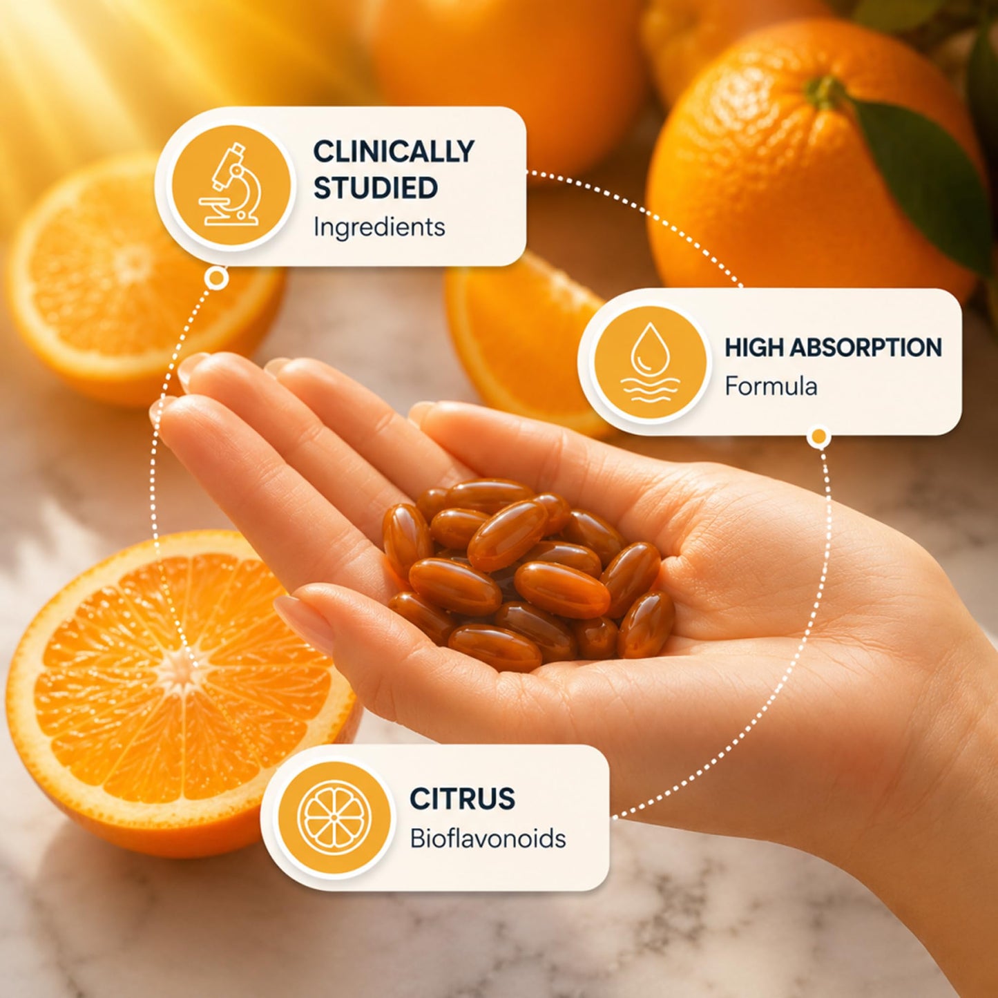 Purity Products Omega-3 Plus Vitamin C & D 60 Softgels