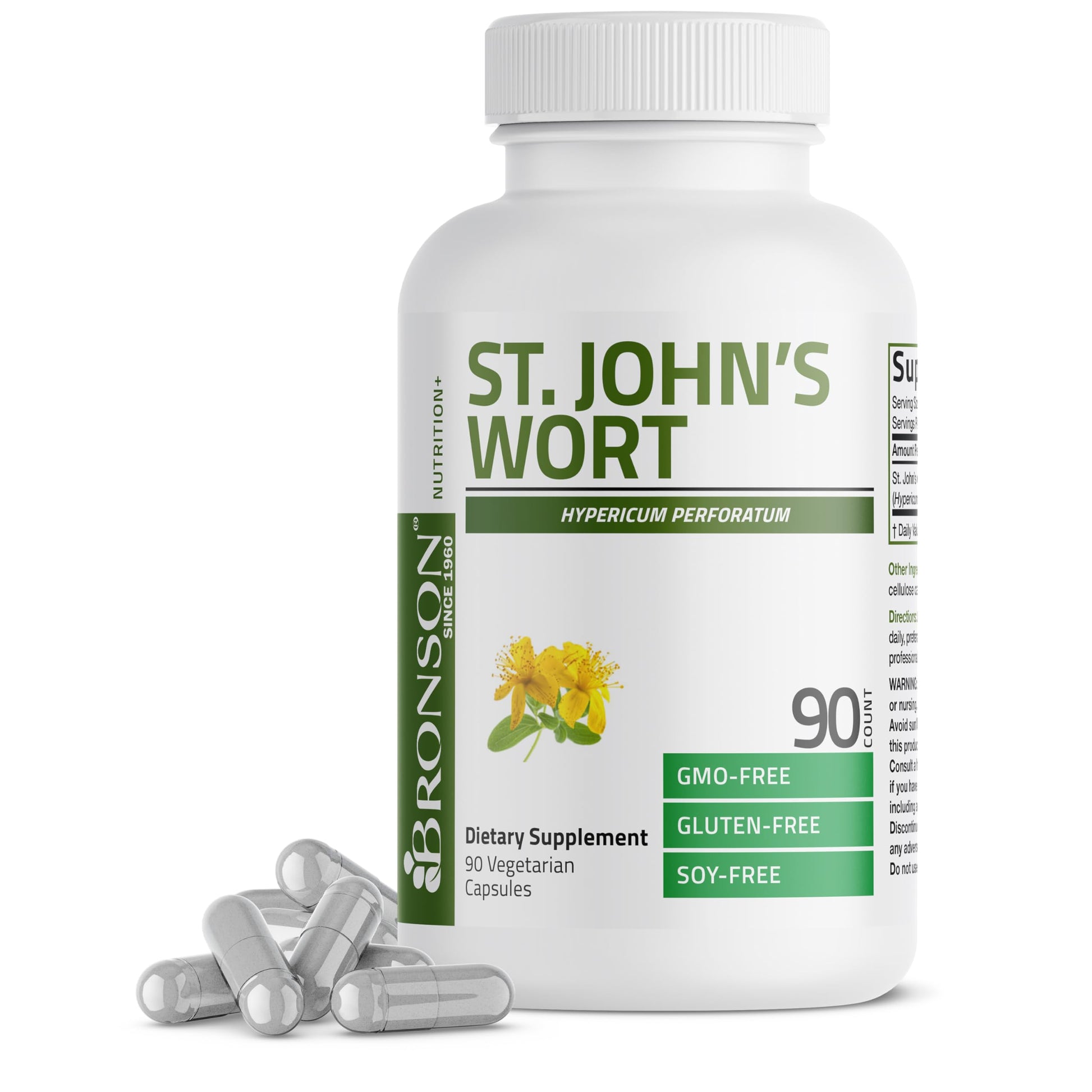 Bronson St. John's Wort 700 mg Capsule 90 Count
