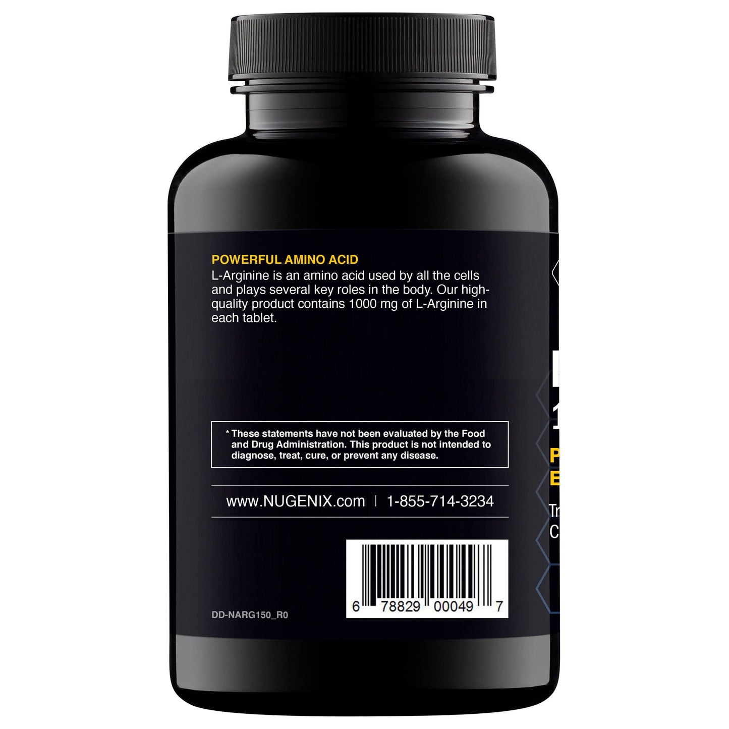 Nugenix L-Arginine 1000 mg Amino Acid Supplement, 150 Tablets
