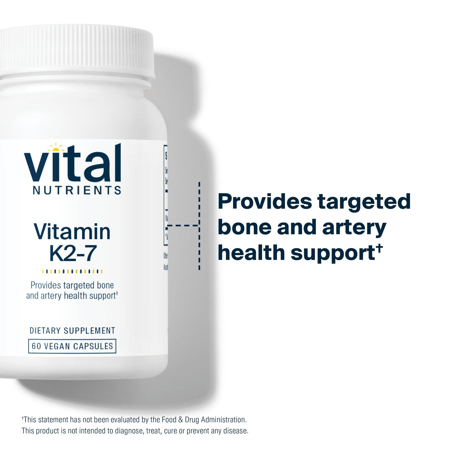 Vital Nutrients Vitamin K2-7 MK7 Capsules 60 Capsules