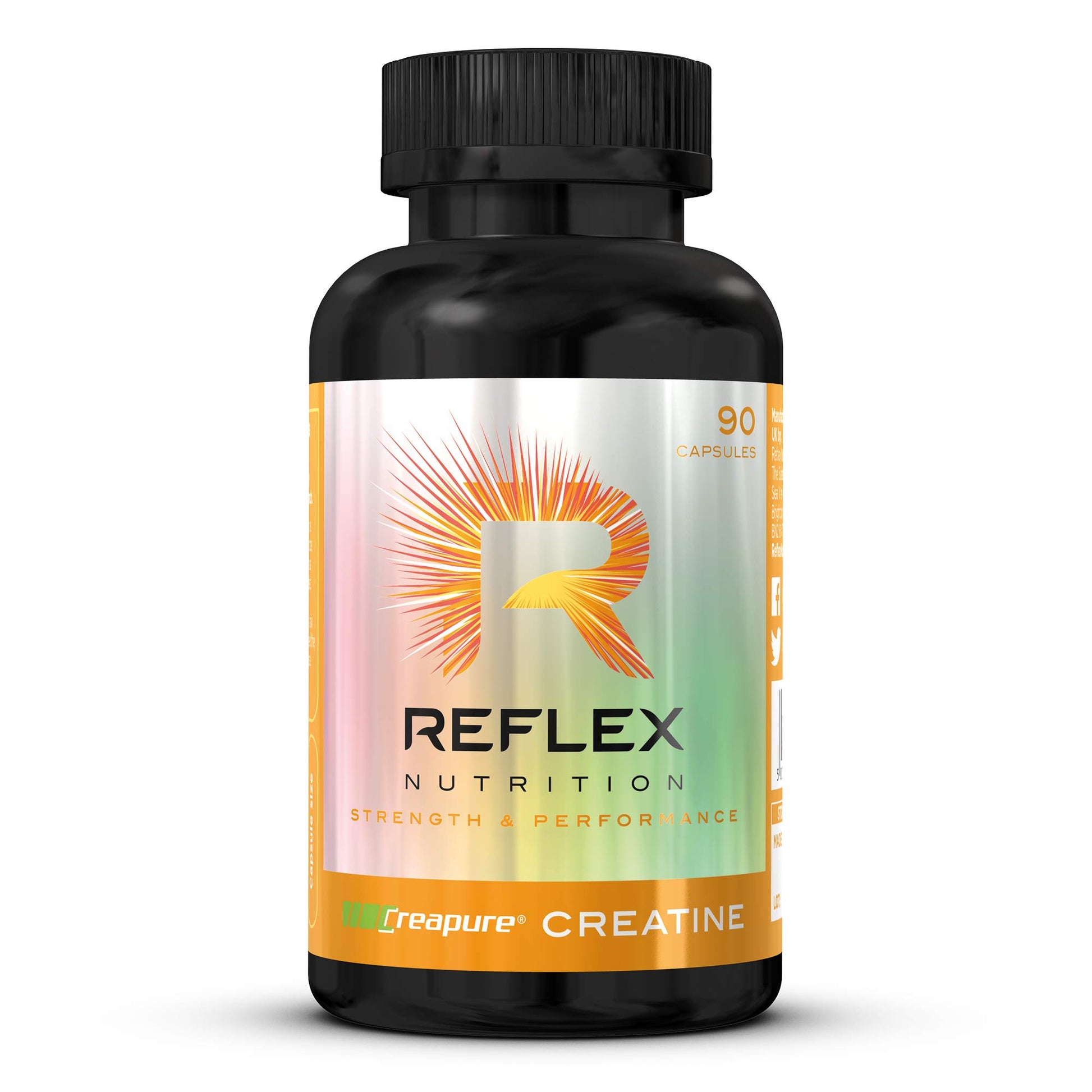 Reflex Nutrition Creapure Creatine Capsules, 90 Capsules