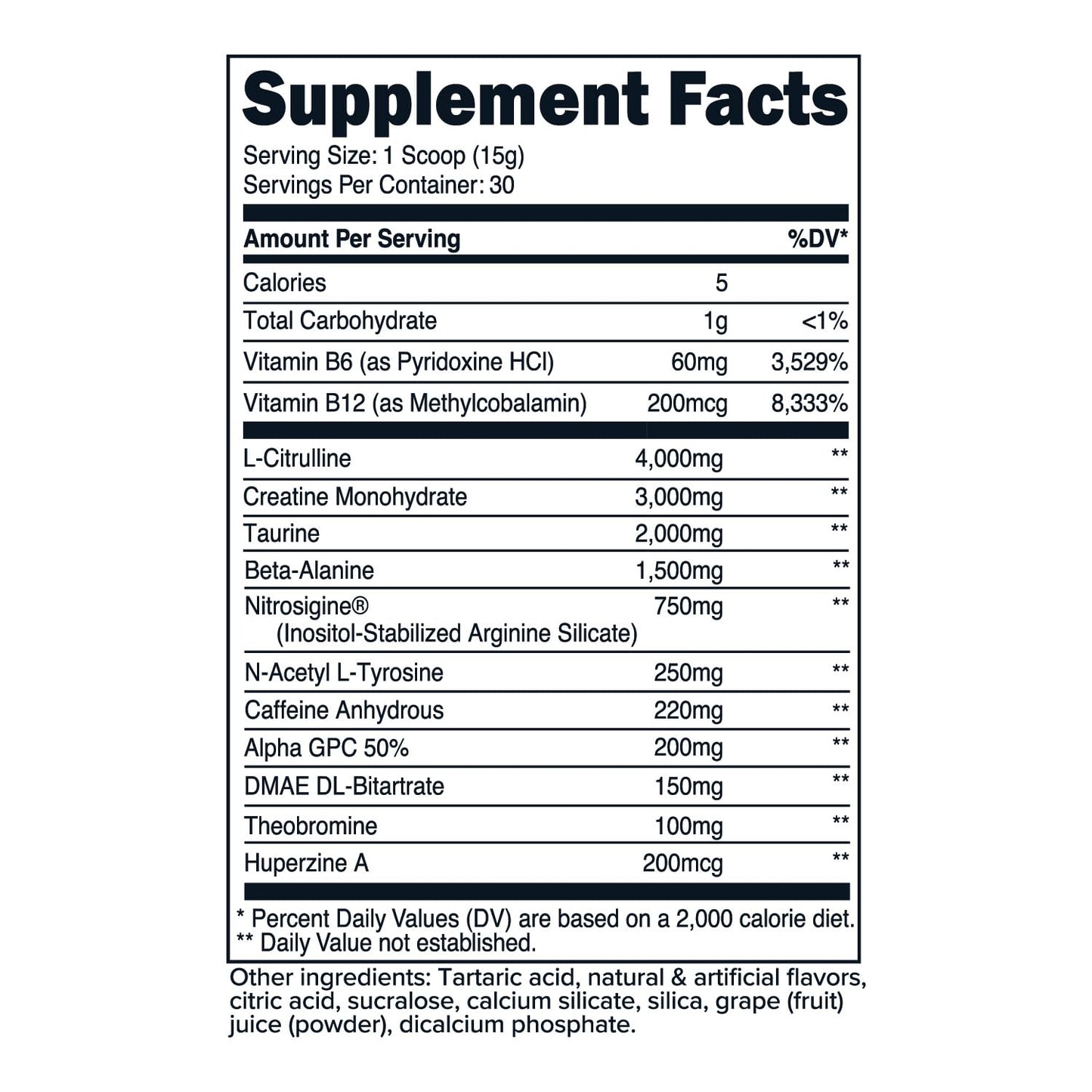Primaforce Pre-Workout Complex Powder, 15.6 Ounce