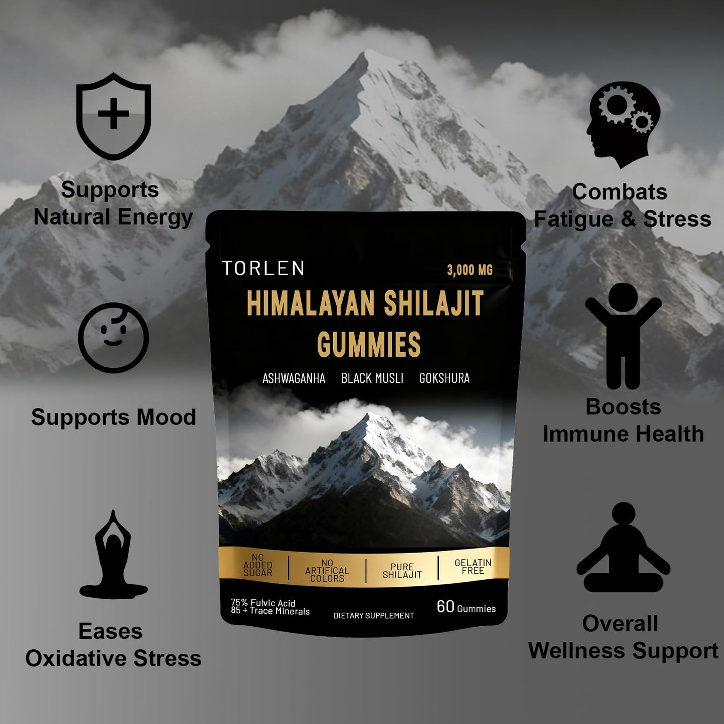 TORLEN Himalayan Shilajit Gummies 1 Gummies