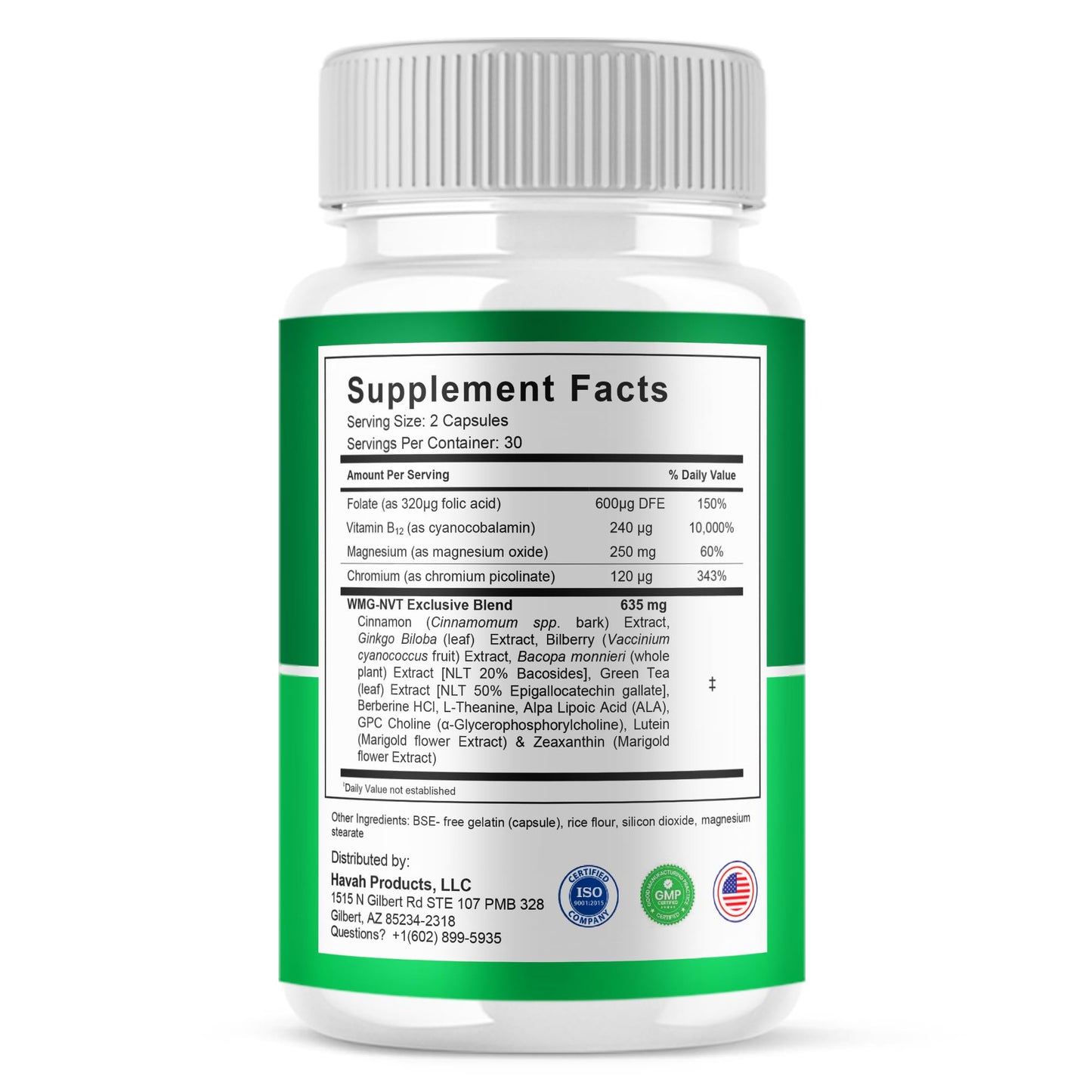 BLUE VIBE Lipoless Pro Capsules, 180 Capsules