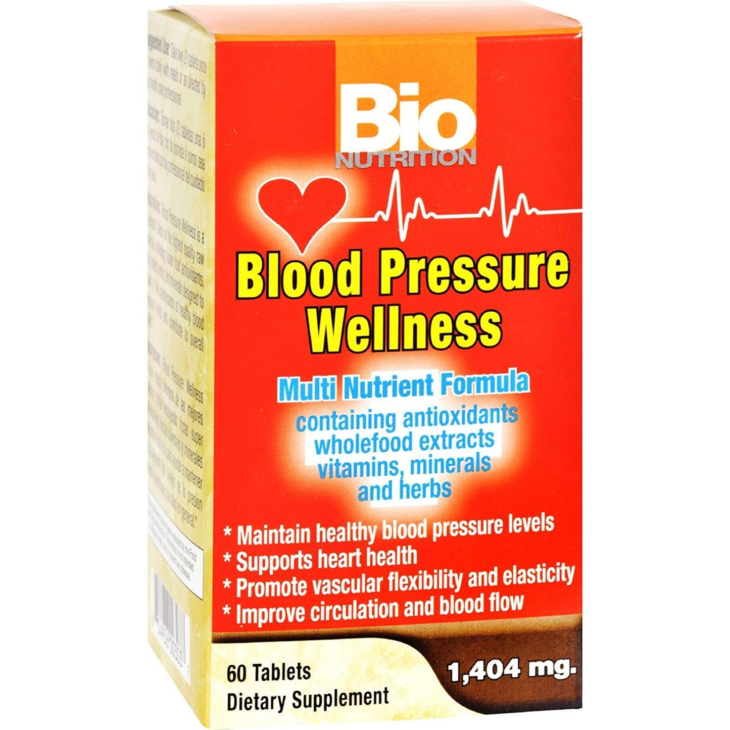 Bio Nutrition Blood Pressure Wellness Tablet, 60 Tablets