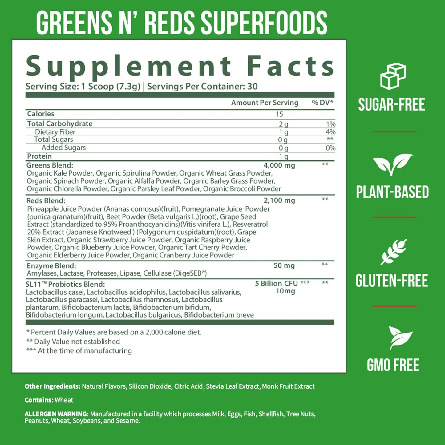 GOBIOTIX Super Greens & Collagen Bundle Powder, 30 Servings