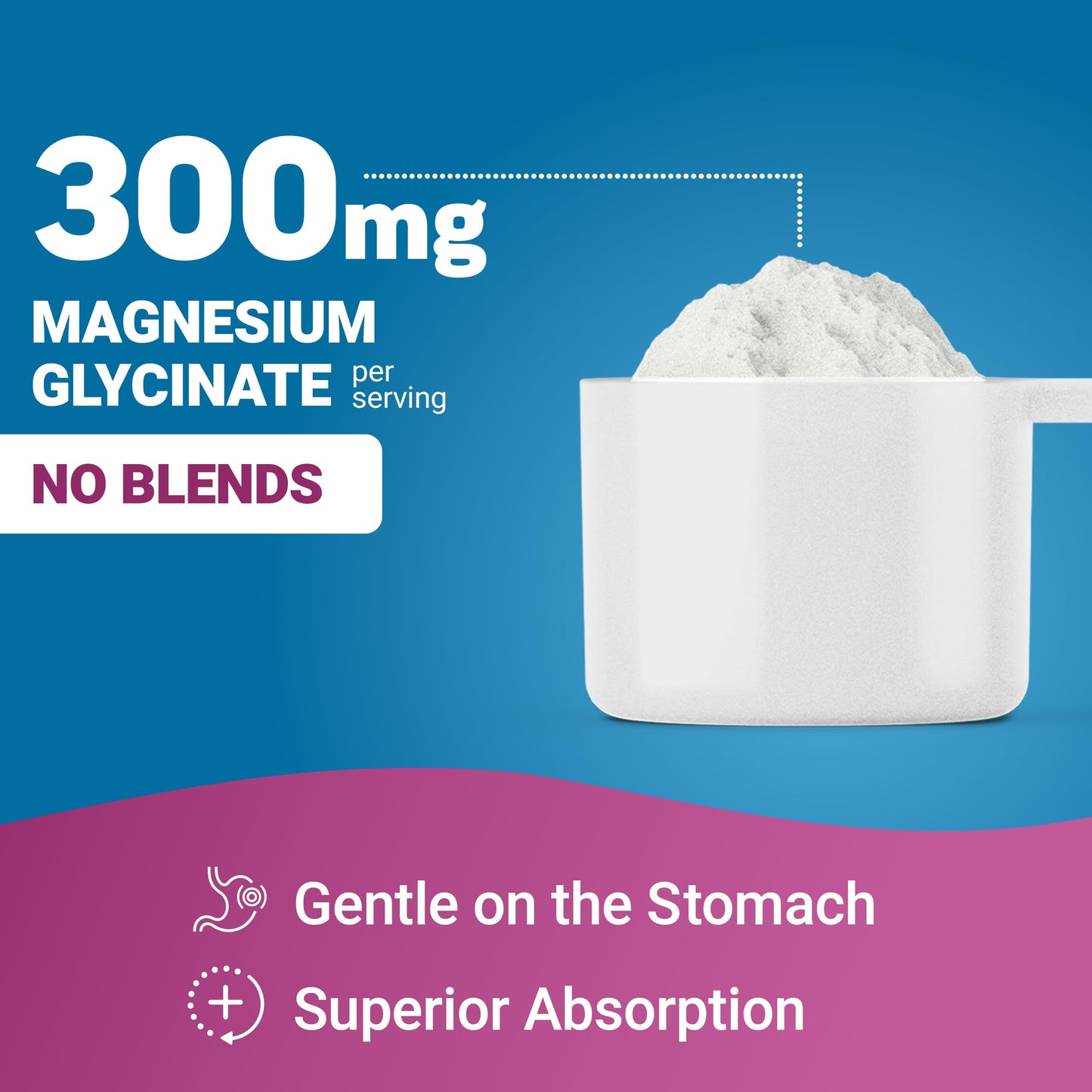 Force Factor Magnesium Glycinate Powder, 4.36 Ounce