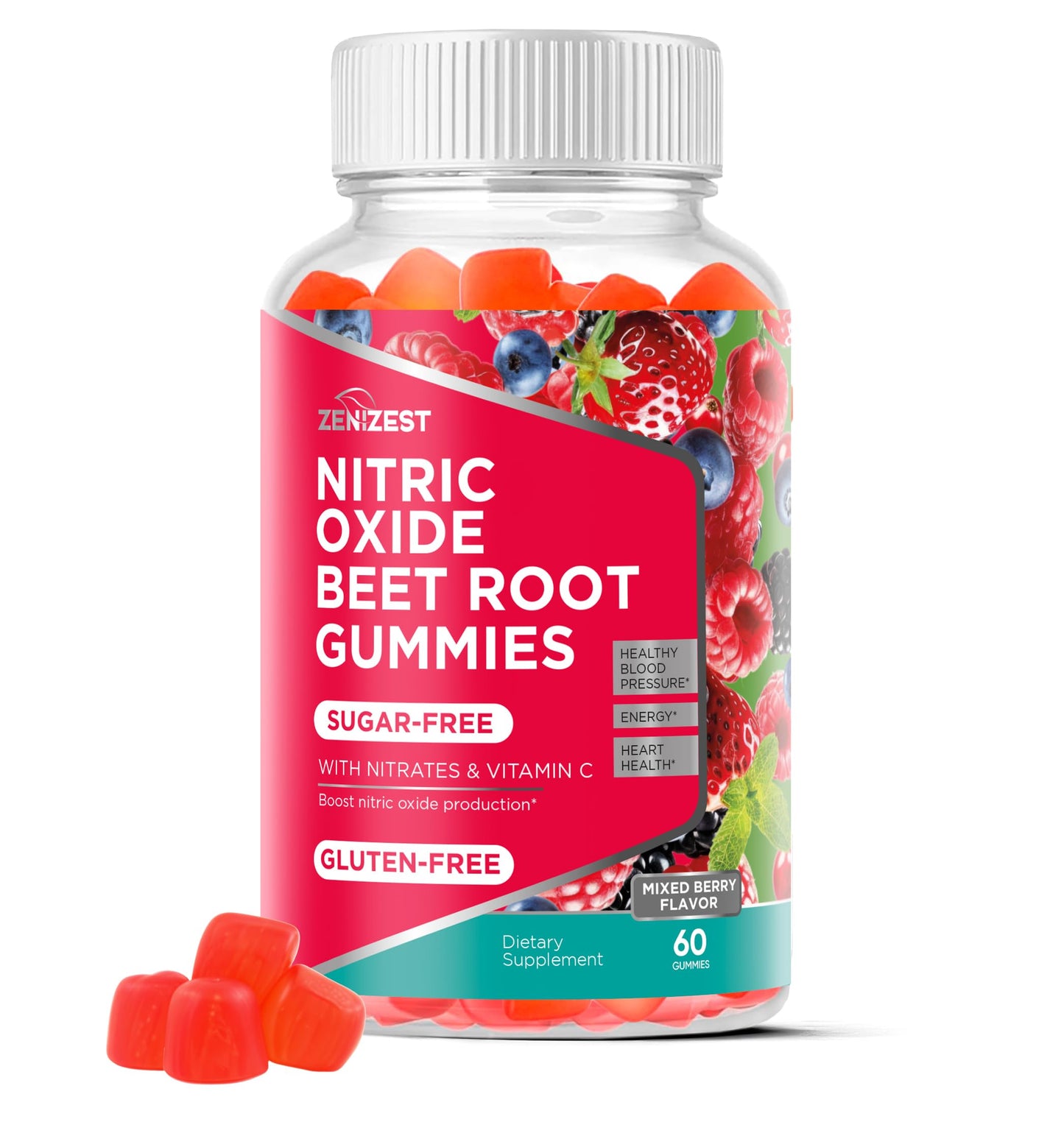 ZeniZest Beet Root Gummy 60 Count