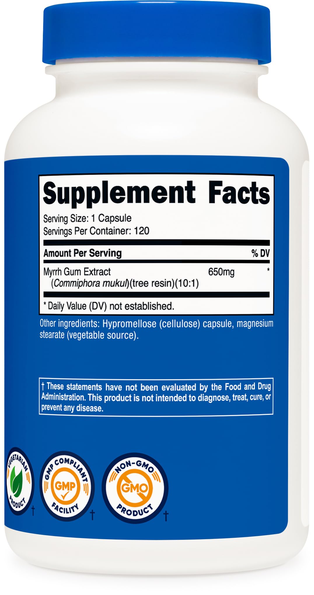 Nutricost Myrrh Extract 120 Capsules