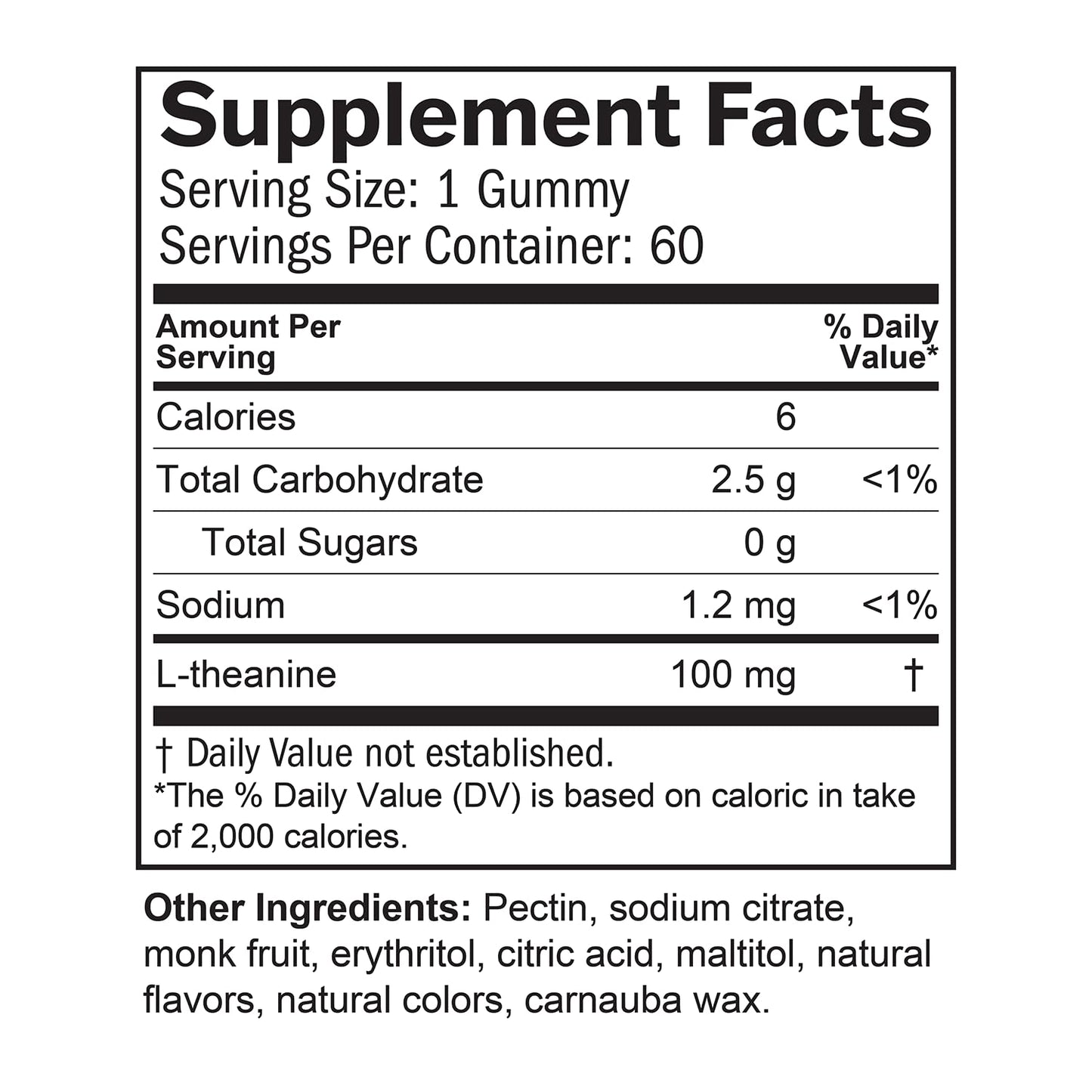 BRAINMD L-Theanine Gummies 60 Count