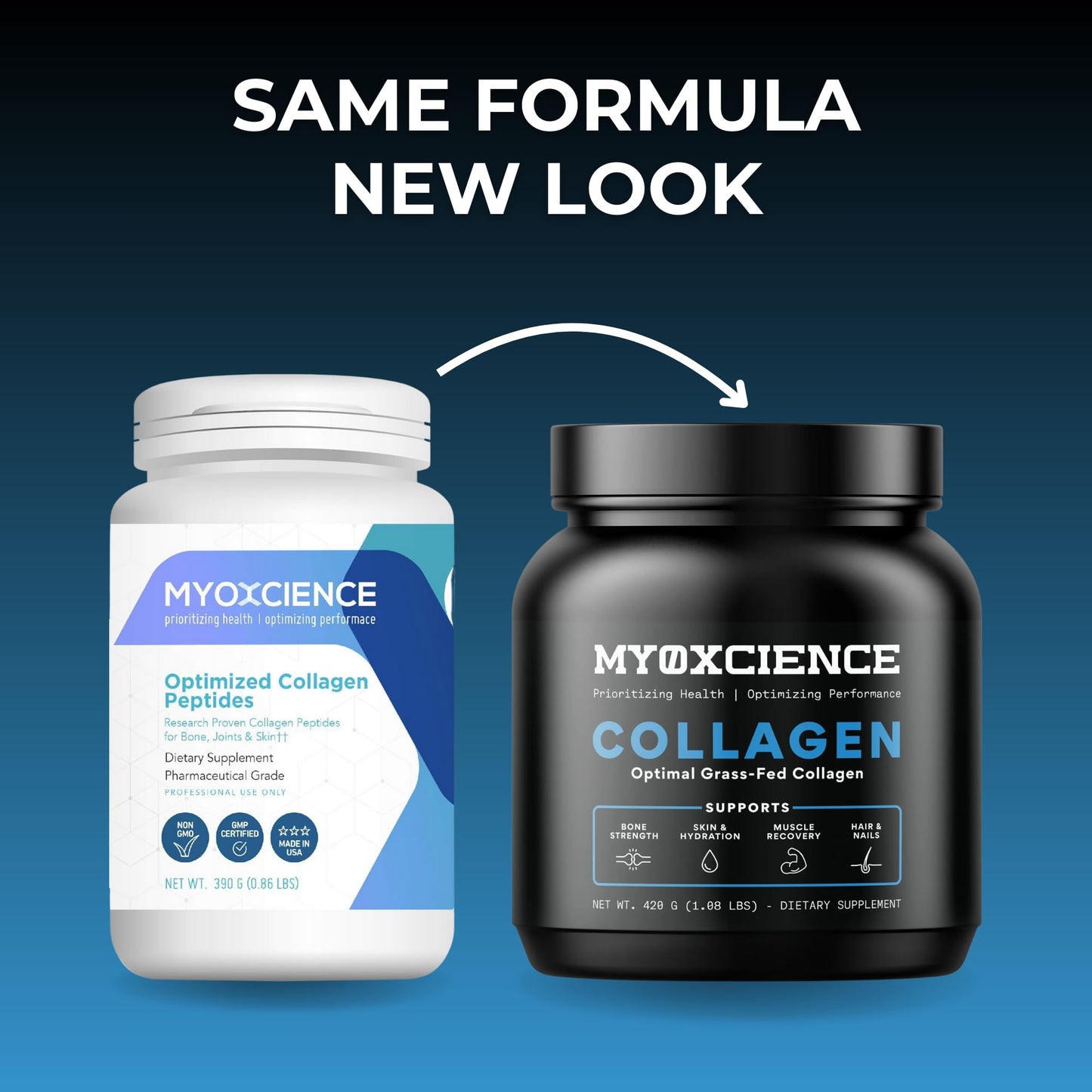 MYOXCIENCE Optimal Grass-Fed Collagen Capsule, 13.75 Capsules