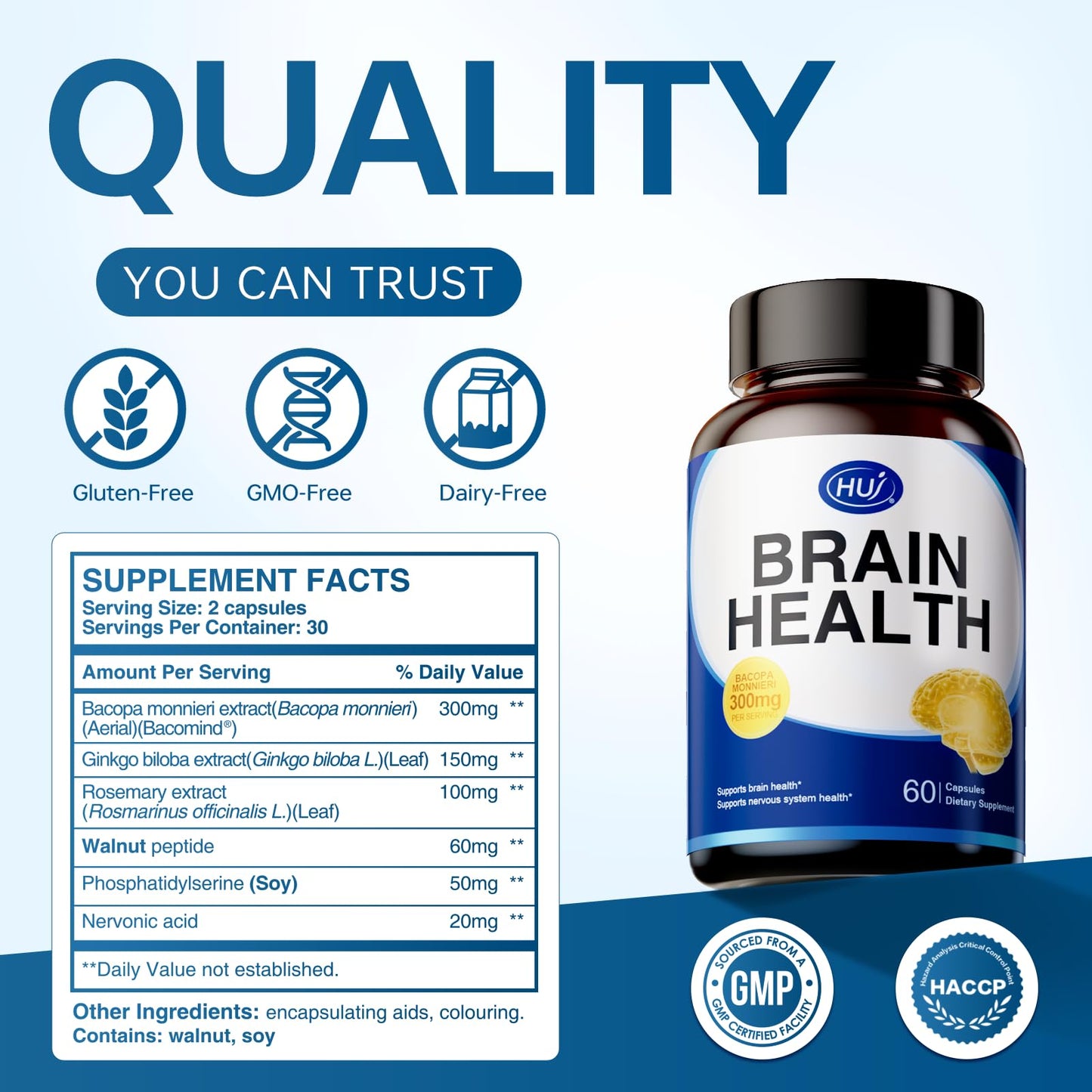 HUJ Brain Health Capsule 60 Capsules