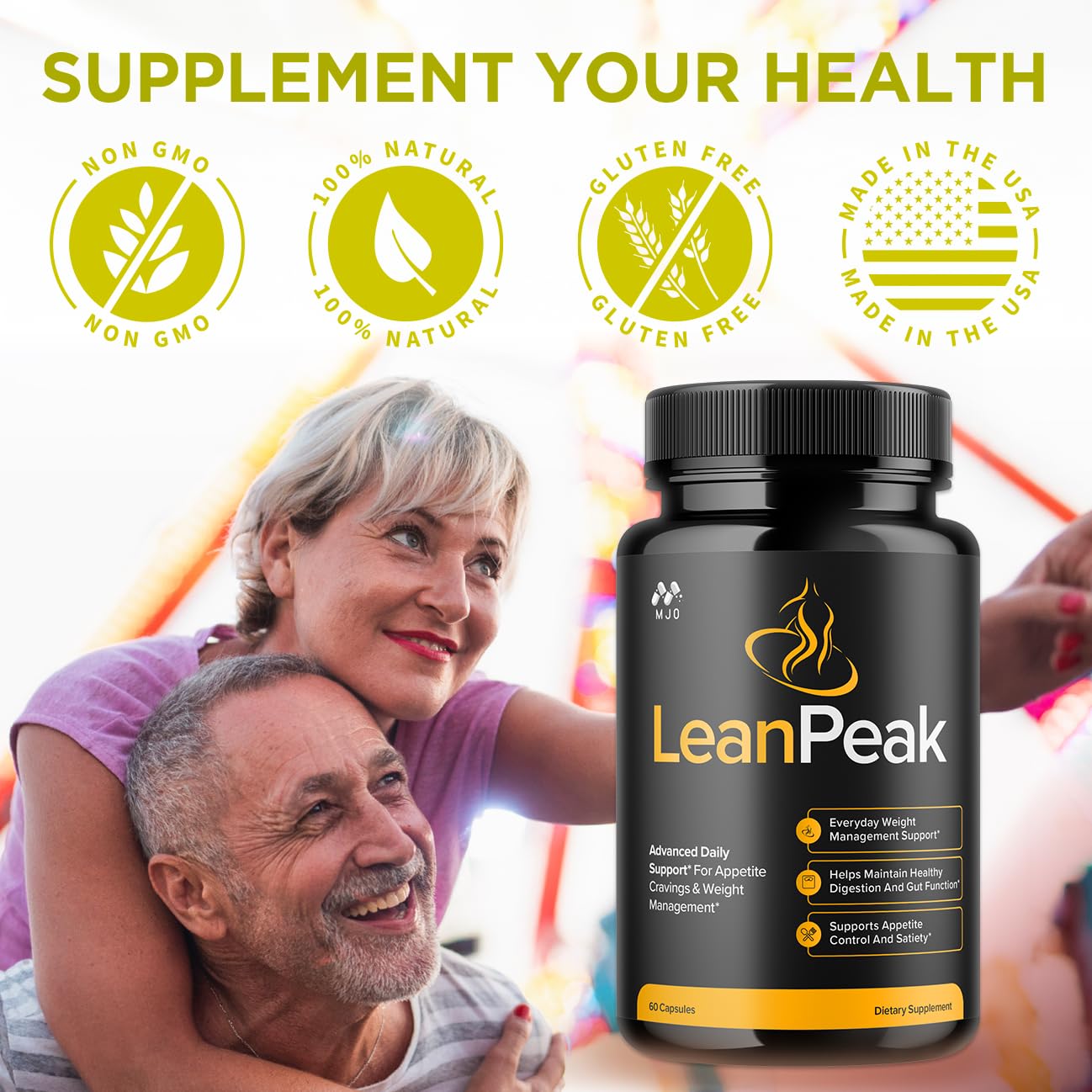 MJO Lean Peak Capsules, 120 Capsules