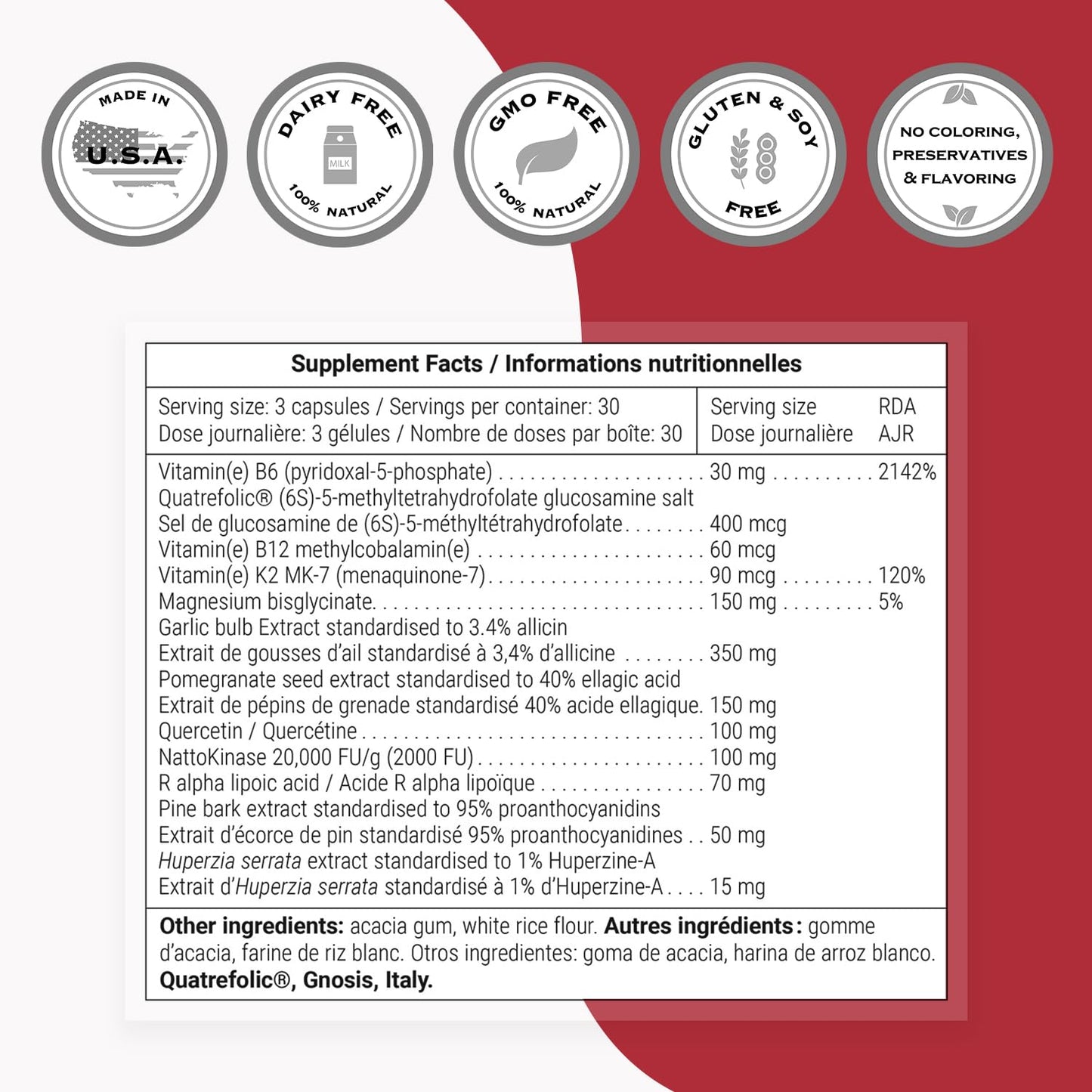 Supersmart Triple Protect Supplement 90 Vegetarian Capsules