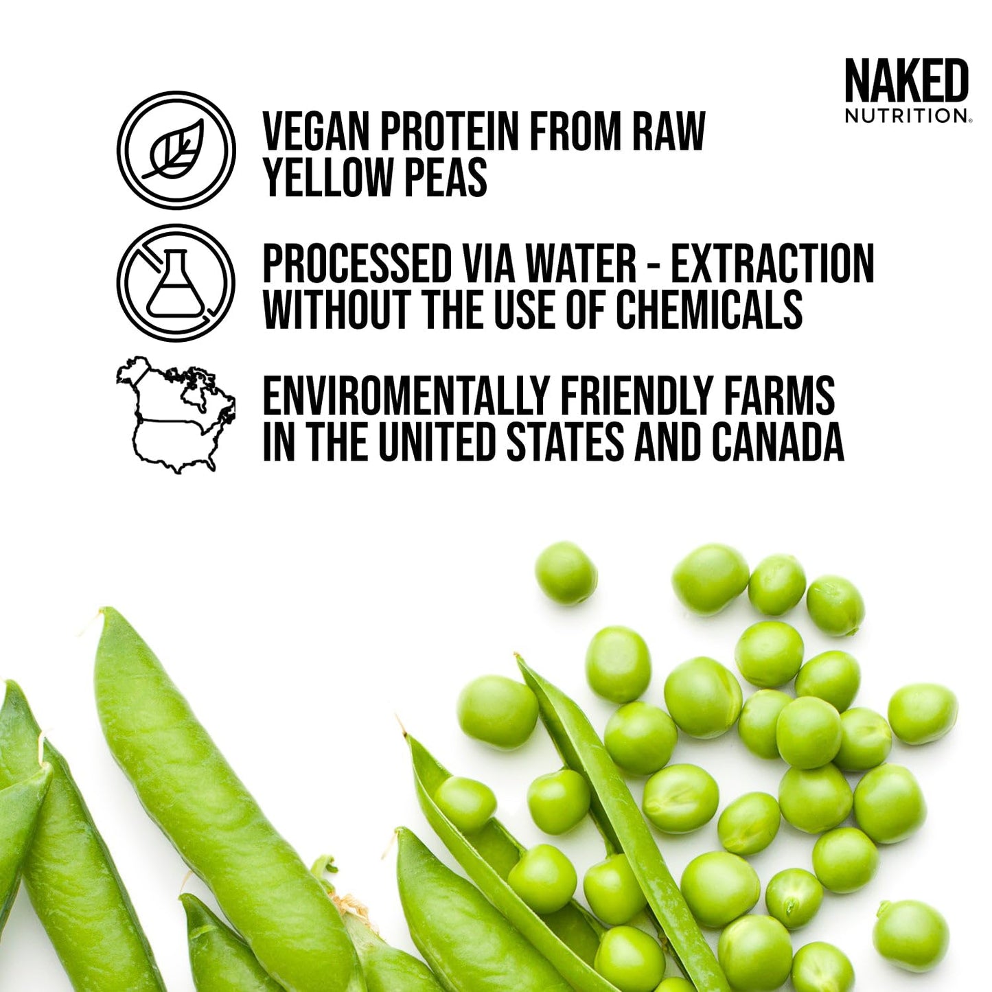 NAKED Pea Protein Powder, Chocolate Peanut Butter, 32 Servings