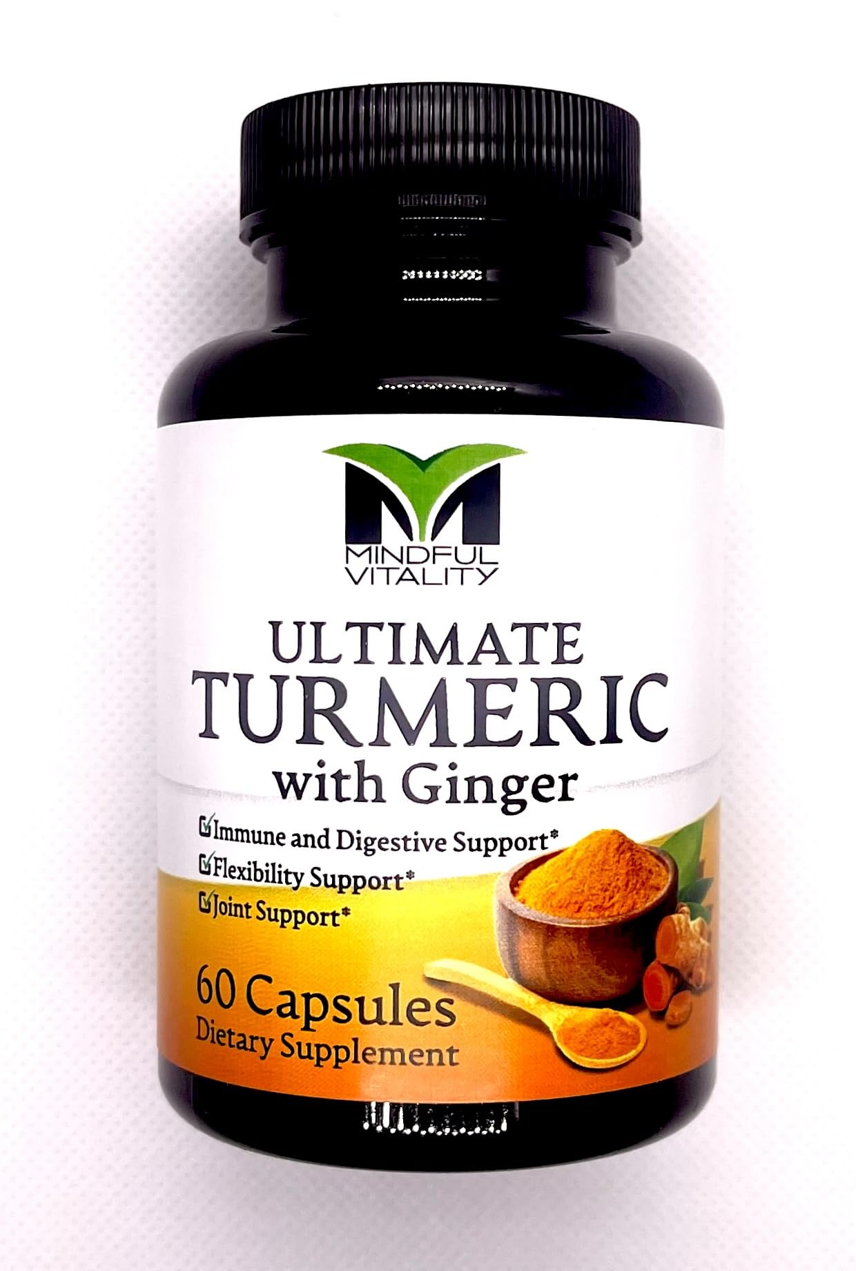 Mindful Vitality Ultimate Turmeric with Ginger, 60 Capsules