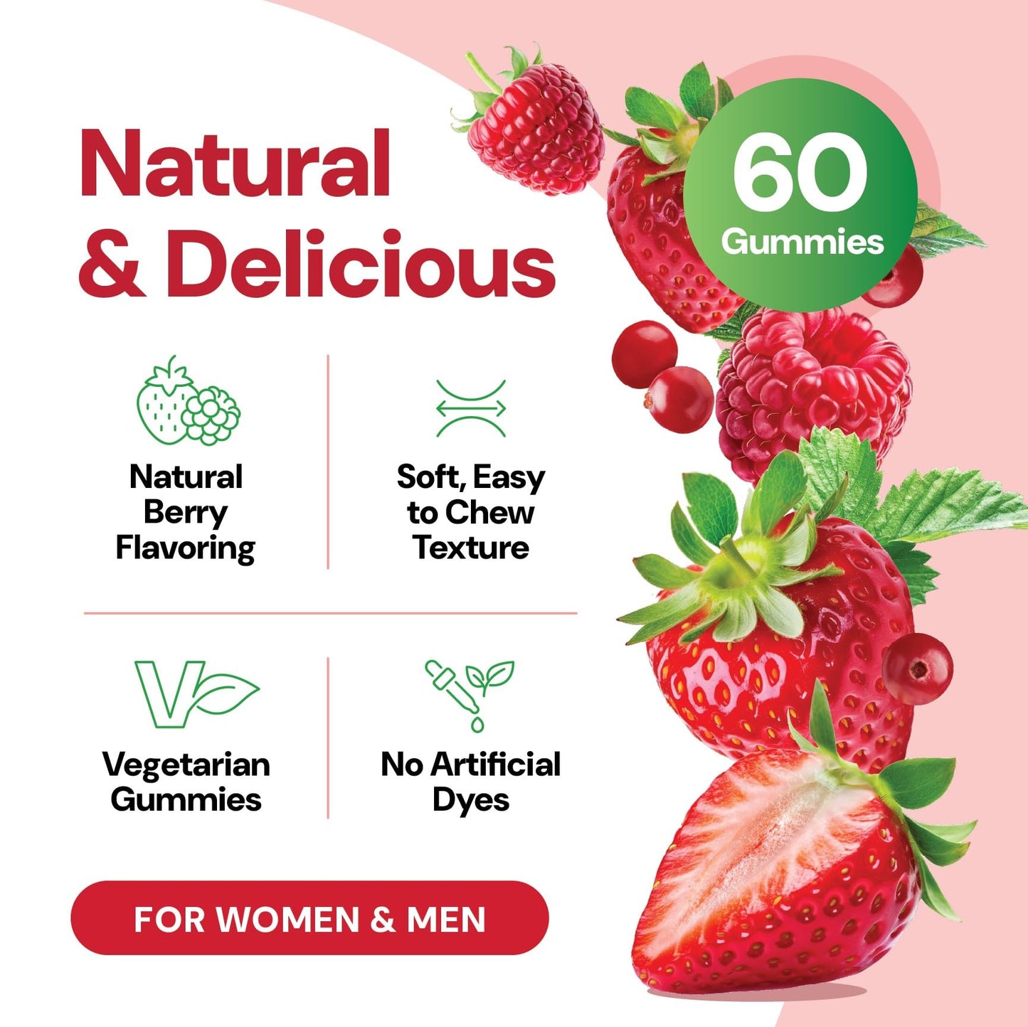 Yum-V’s Probiotics for Women Gummies 60 Count