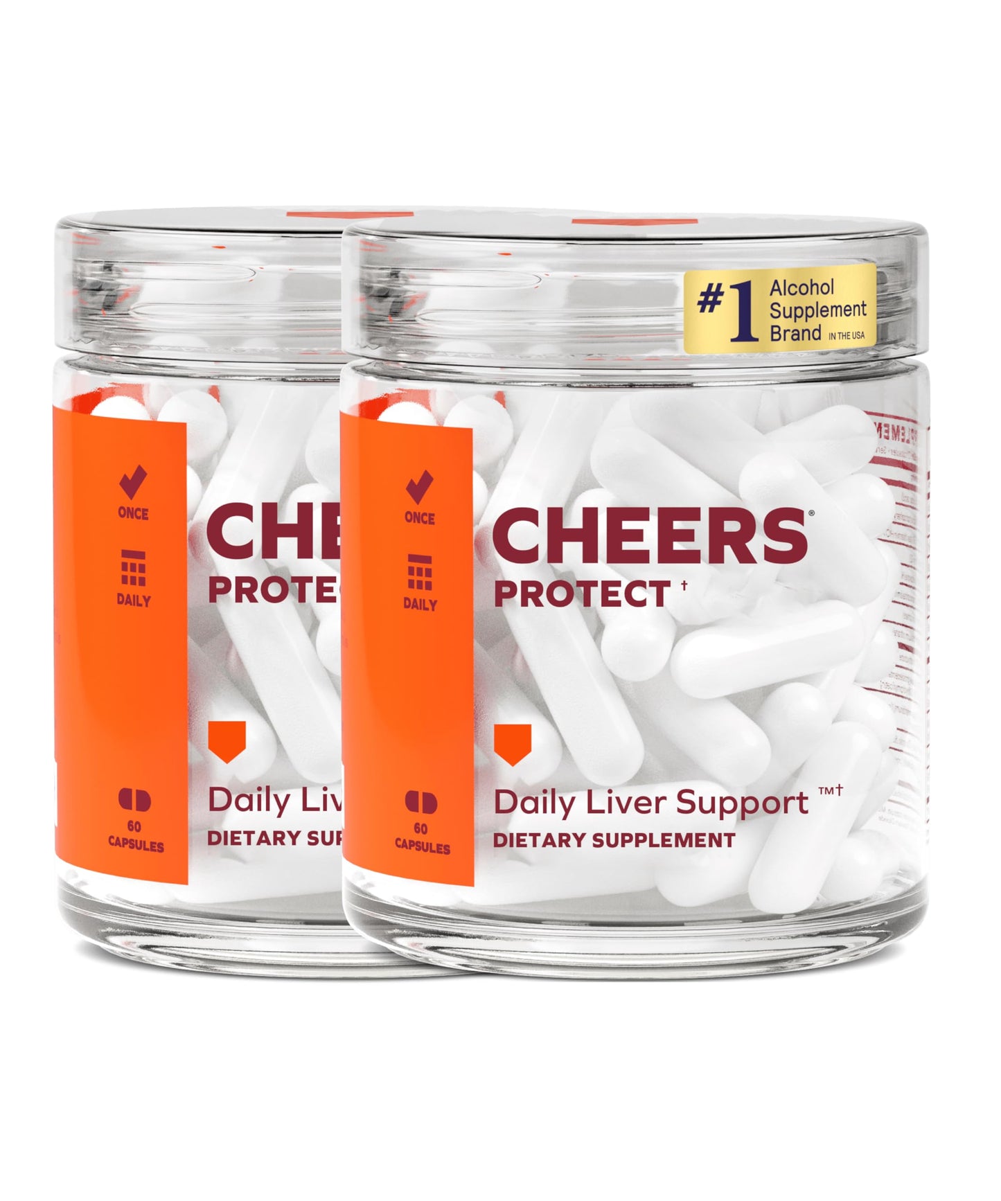 Cheers Protect Daily Liver Supplement for Drinkers 120 Capsules