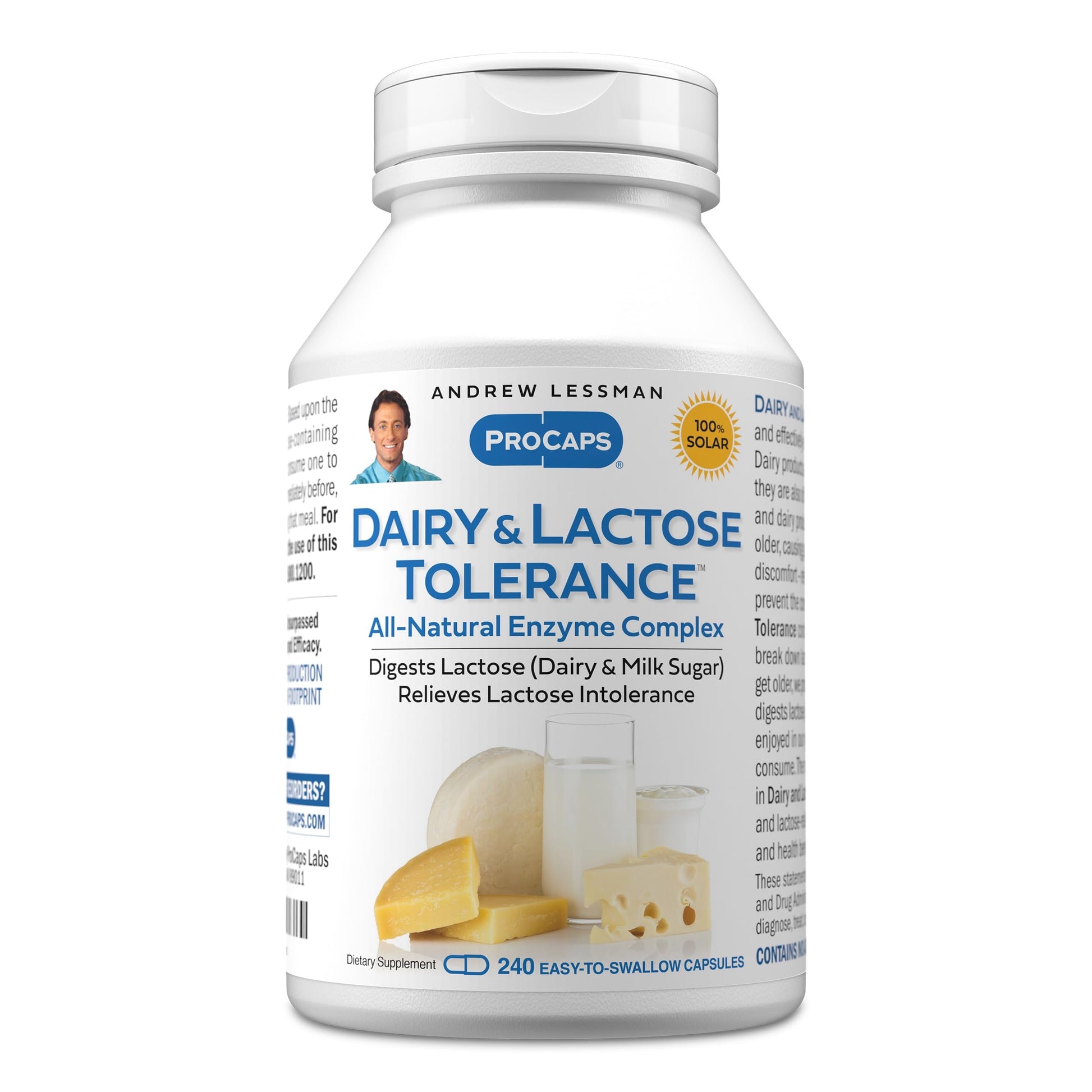 ANDREW LESSMAN Dairy and Lactose Tolerance Capsules, 240