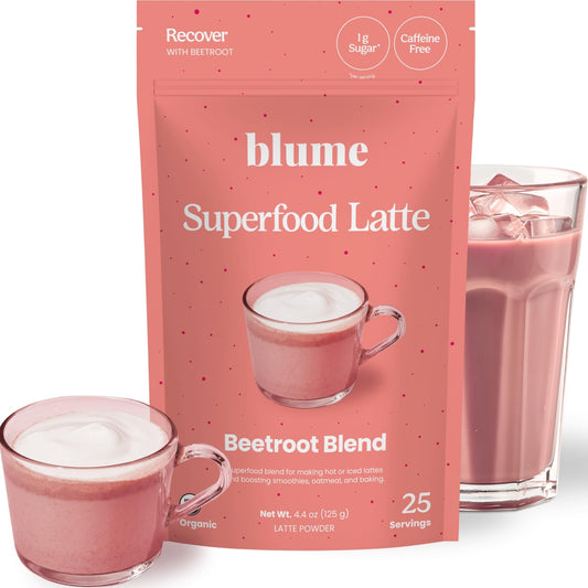 Blume Superfoods Latte Beetroot Powder, 25 Servings