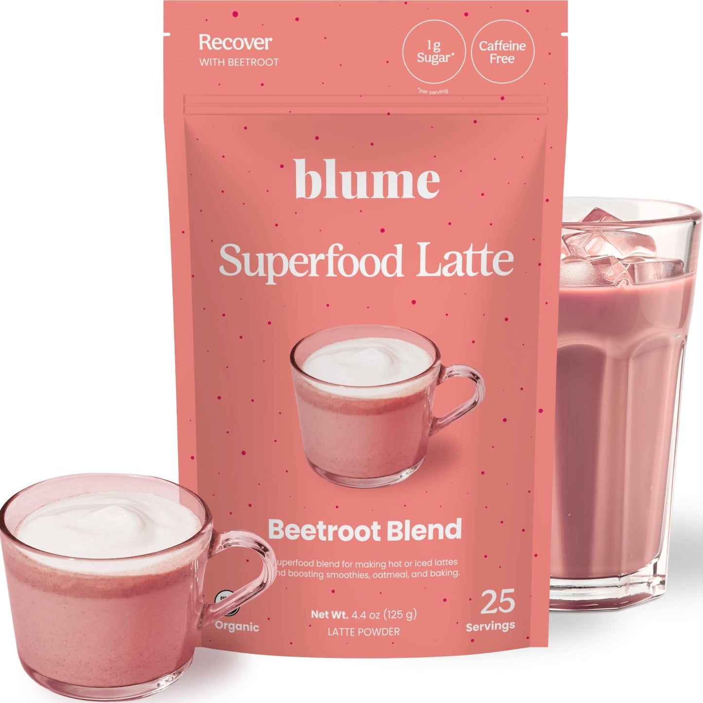 Blume Beetroot Blend Superfood Latte Powder 4.4