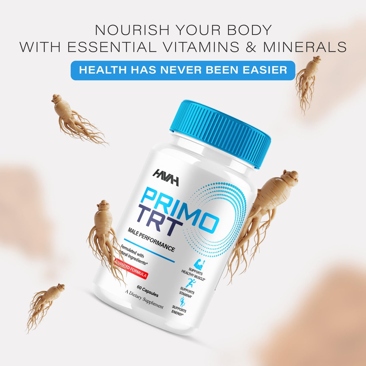 Havah PrimoTRT Maximum Support Capsule, 120 Capsules