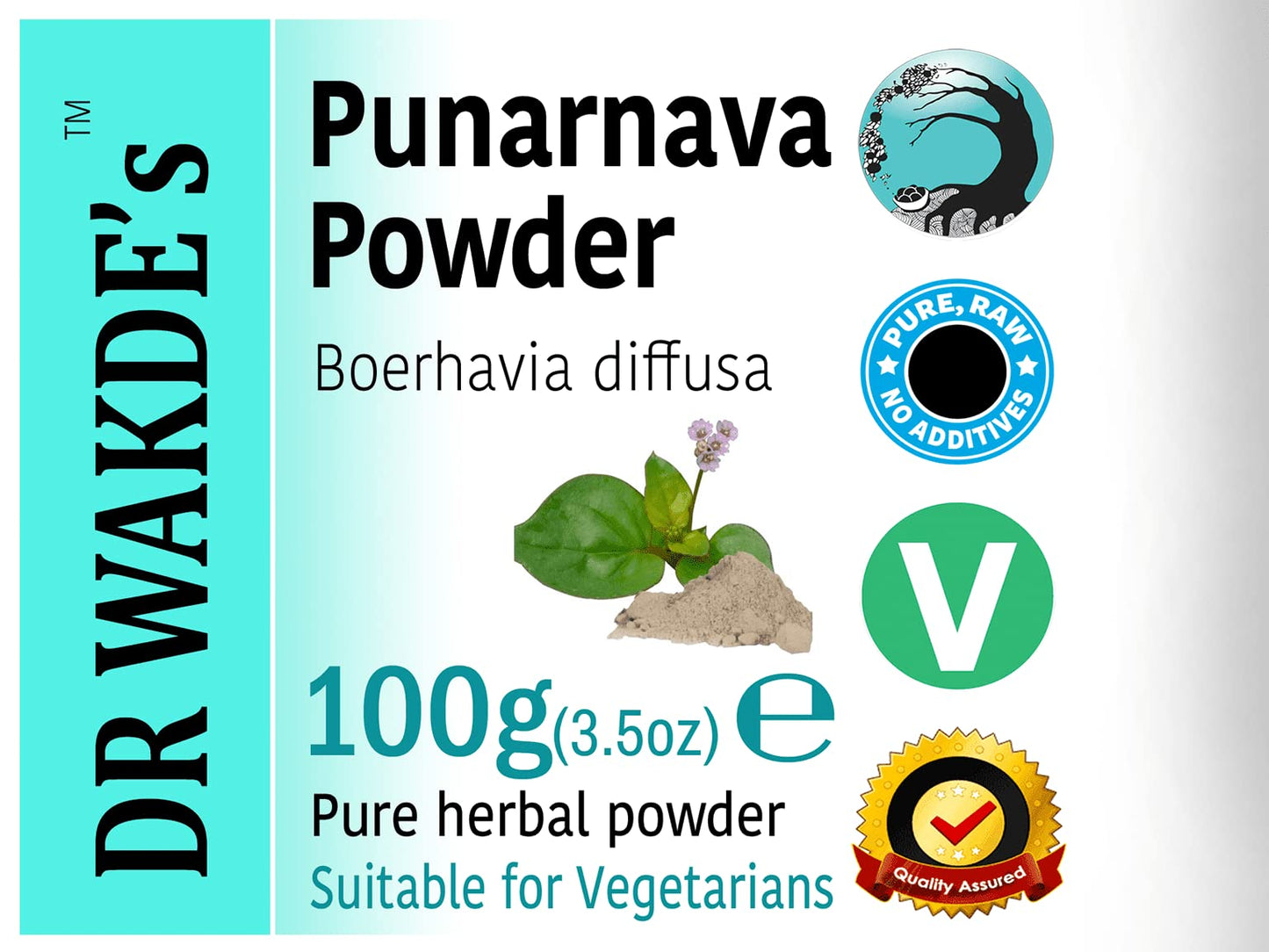 DR WAKDE's Punarnava Powder, 3.53 oz